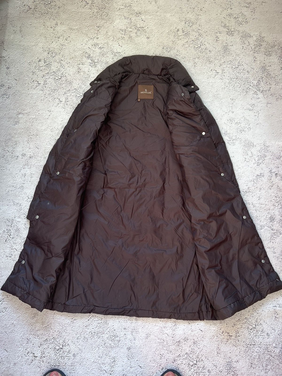 Moncler × Vintage Vintage Brown Moncler puffer coat down women's Size M / US 6-8 / IT 42-44 - 7 Thumbnail