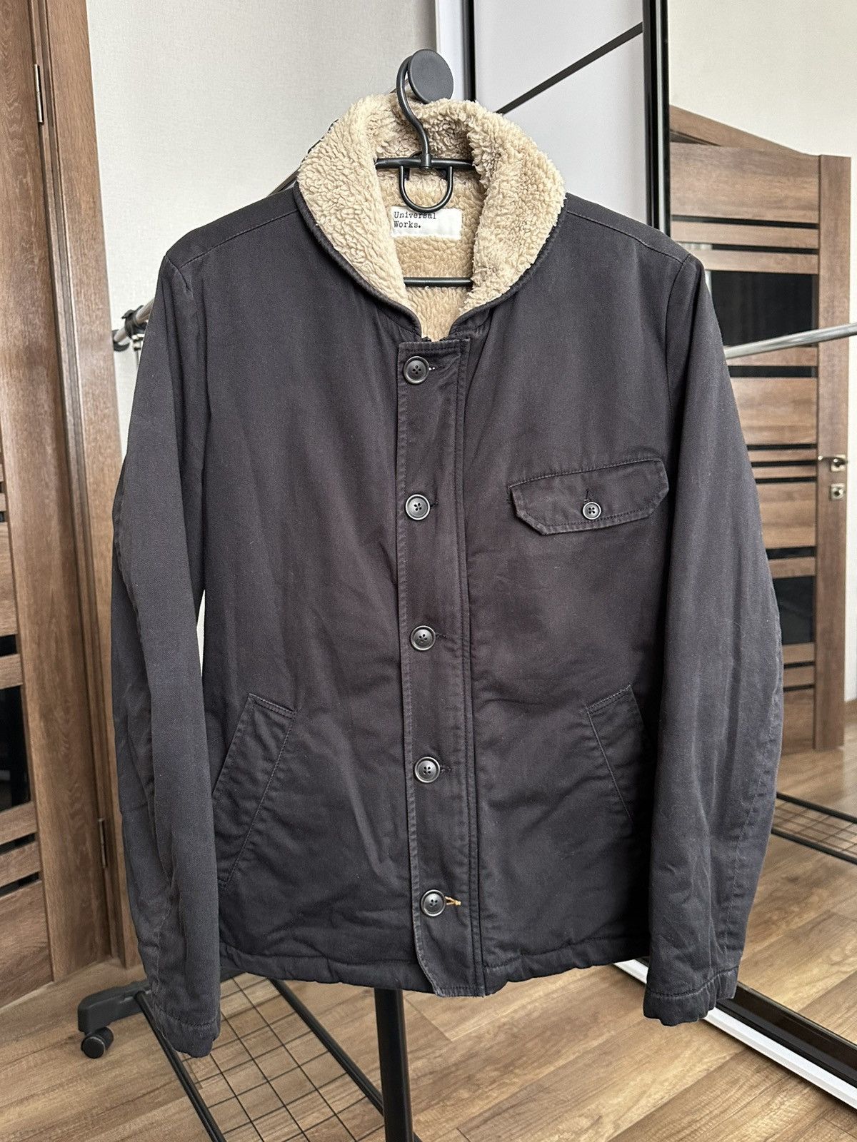 Universal Works Universal Works Twill Deck N1 Fleece Jacket Size US M / EU 48-50 / 2 - 3 Thumbnail