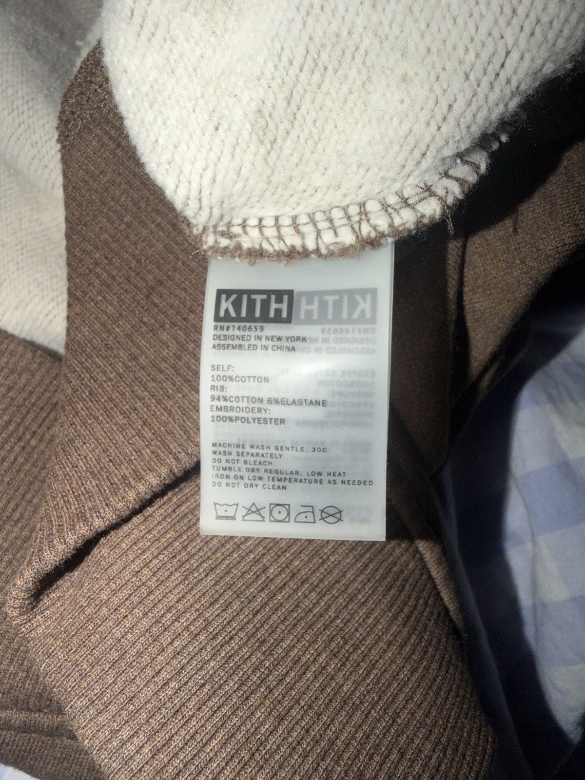 Kith Kith Brown Hoodie Size L / US 10 / IT 46 - 7 Thumbnail