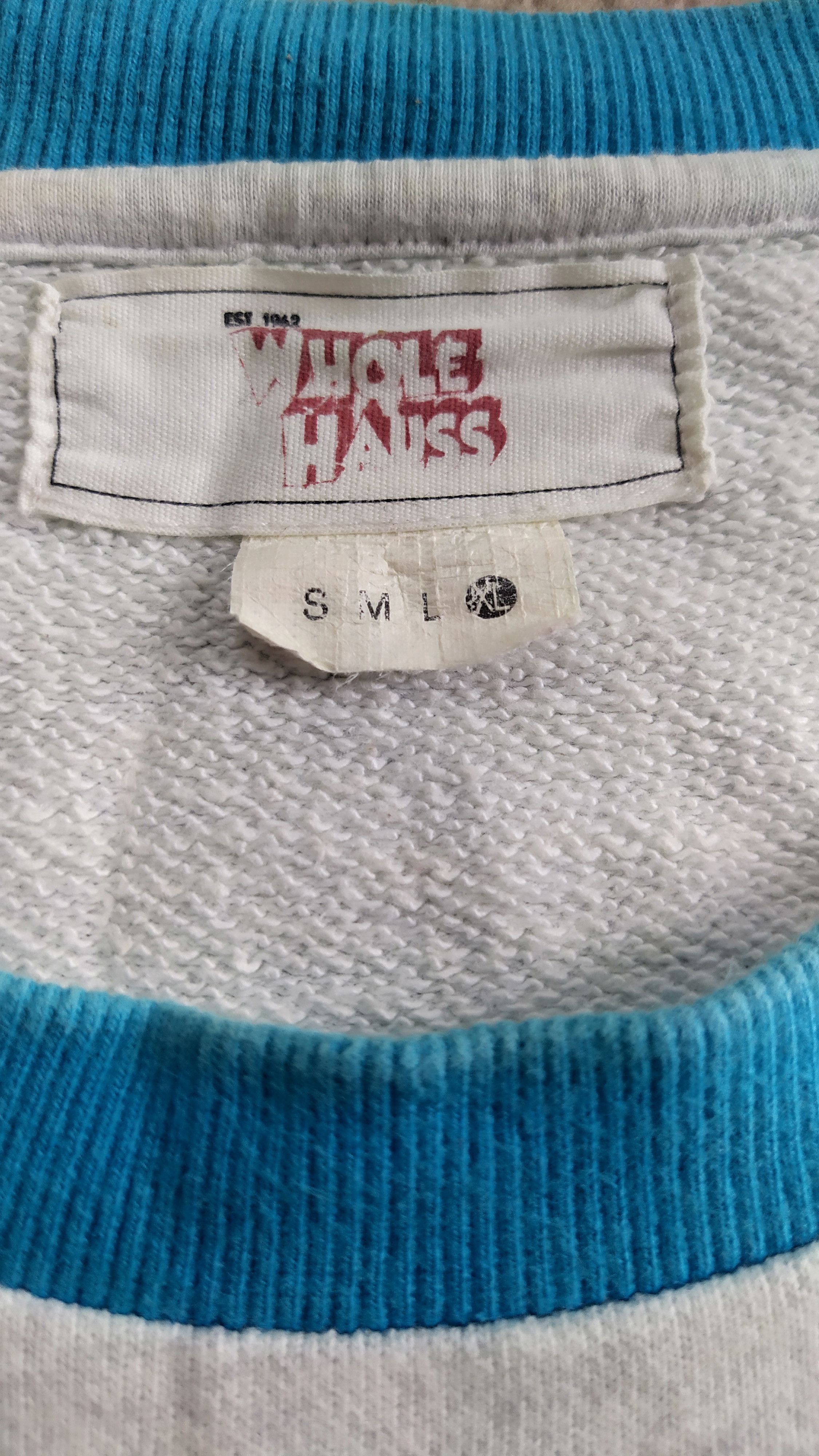 Vintage The Smurf x Whole Hauss Sweatshirt Size US XL / EU 56 / 4 - 7 Thumbnail