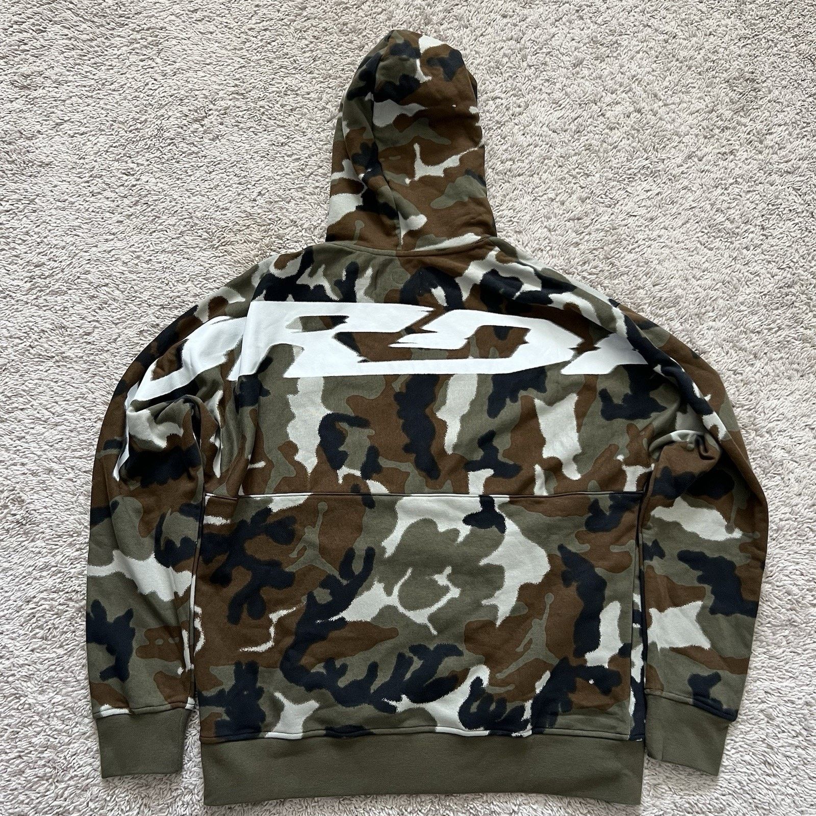 Jordan Brand Nike Air Jordan MVP Camo Hoodie Large Fleece Sweatshirt Size US L / EU 52-54 / 3 - 10 Thumbnail