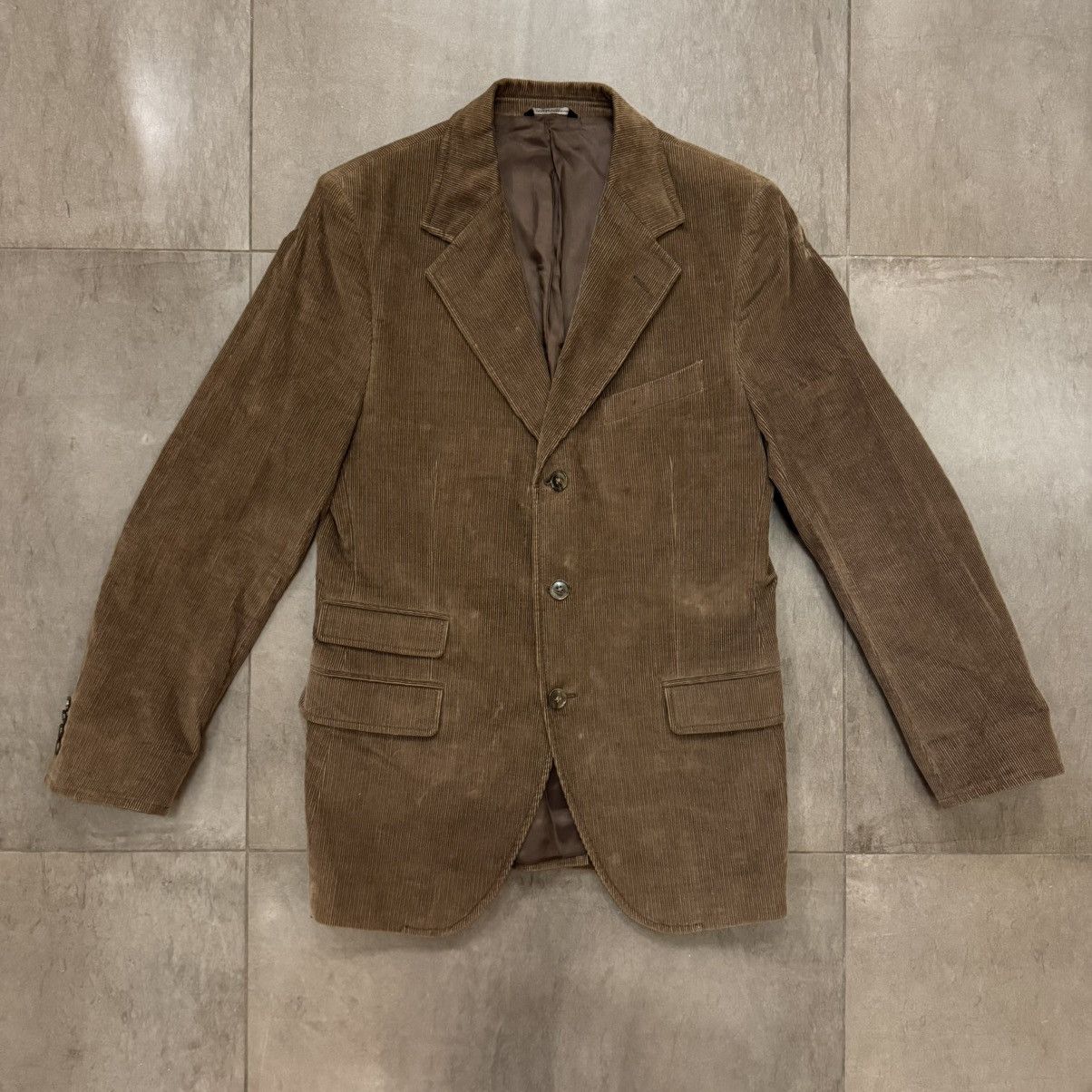 Dolce & Gabbana Dolce & Gabbana Brown Corduroy Blazer, Size IT 50 (US L) Size 50R - 1 Thumbnail