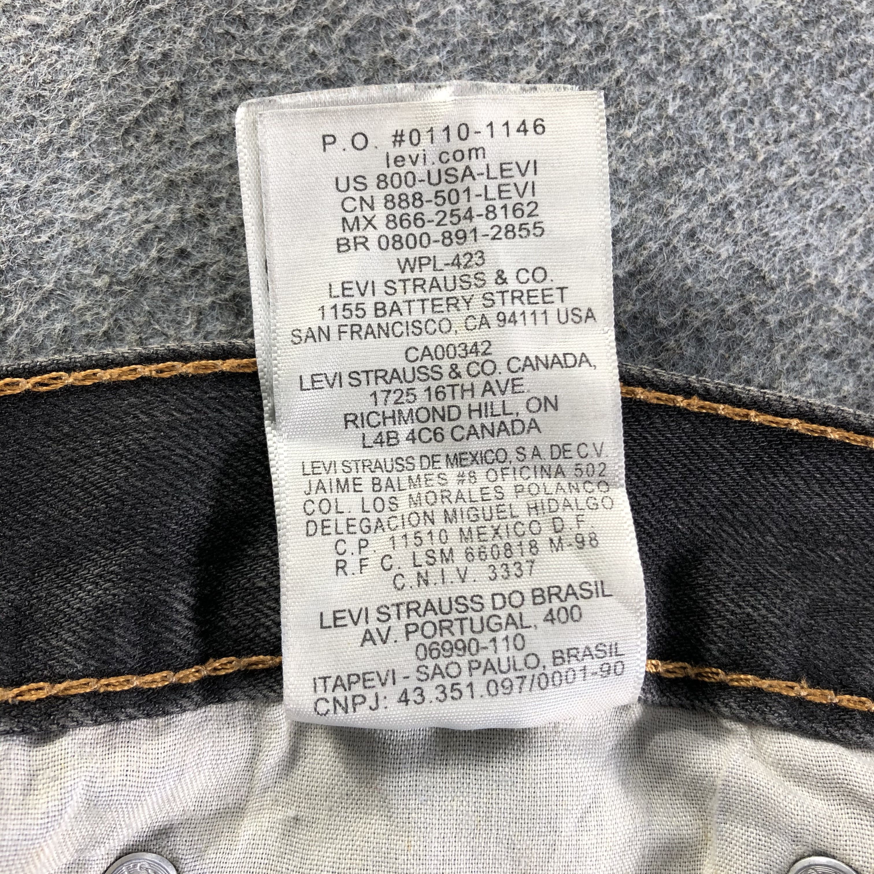 Levi's Vintage Levis 511 Jeans-J3113 Size US 34 / EU 50 - 14 Thumbnail