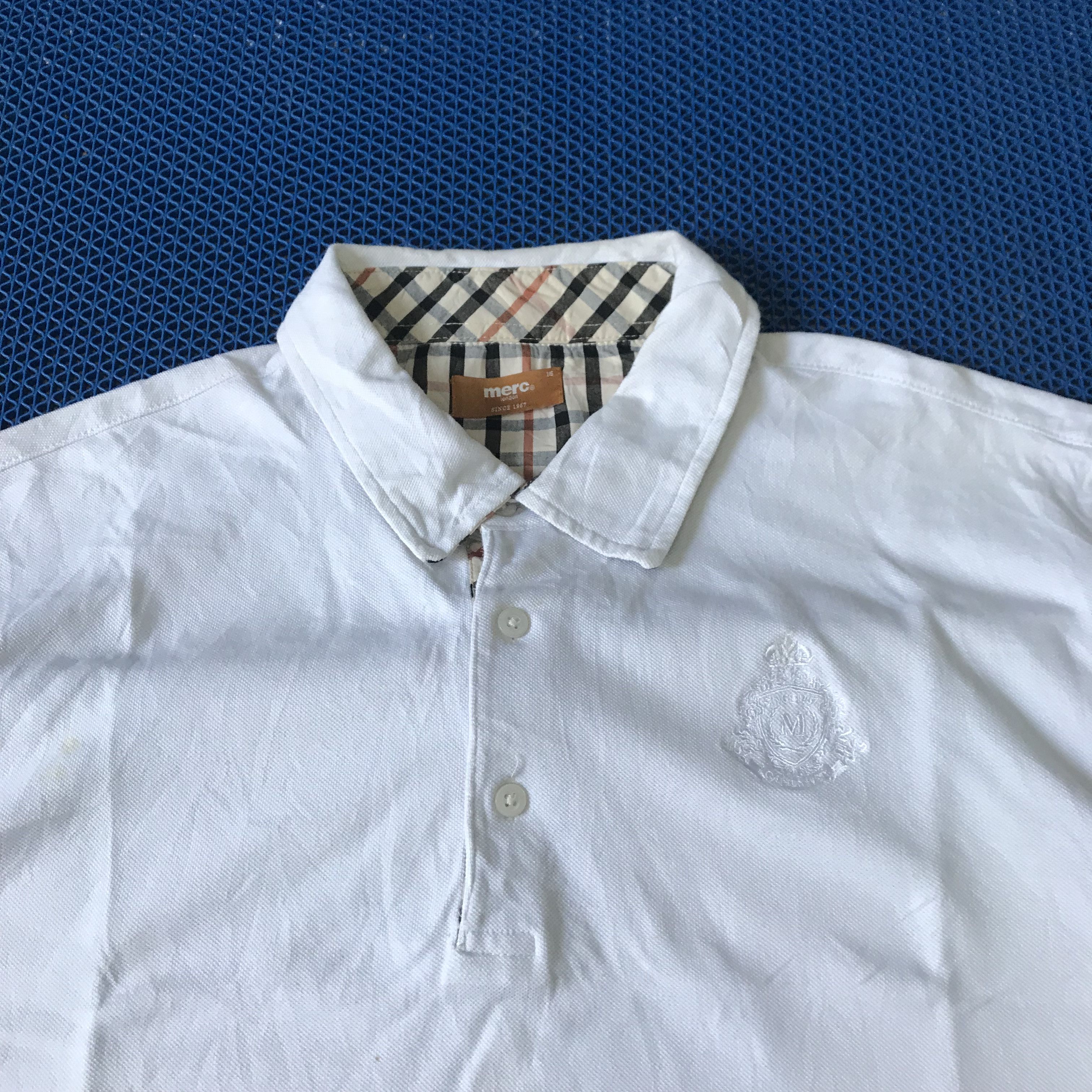 Merc Merc London White Polo Shirt Off White basic Size L Size US L / EU 52-54 / 3 - 14 Thumbnail