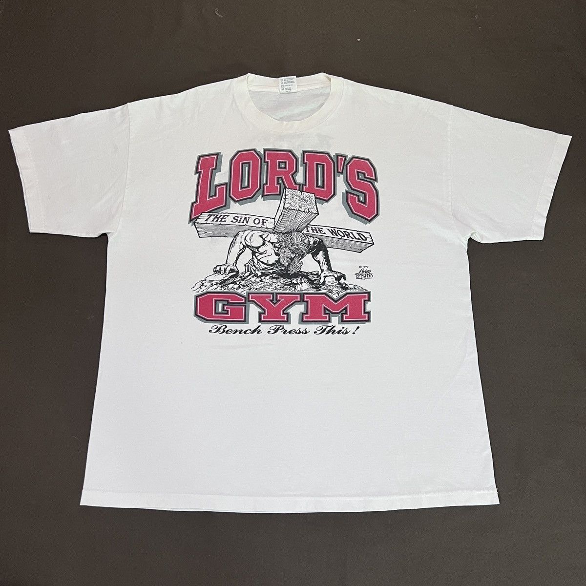 Vintage Vintage 90s Lord Gym Jesus Distressed Thrashed 2XL Size US XXL / EU 58 / 5 - 4 Thumbnail