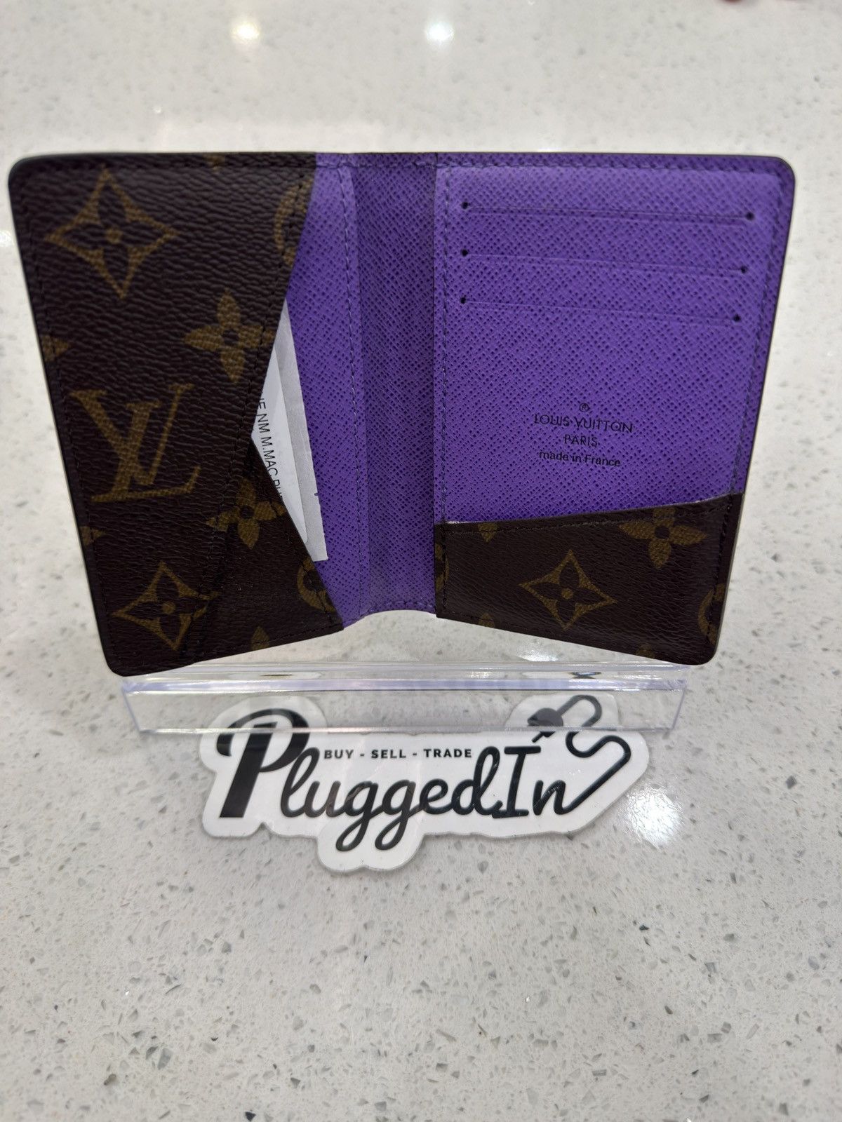 Louis Vuitton Louis Vuitton Purple Monogram Macassar Pocket Organizer Size ONE SIZE - 4 Thumbnail