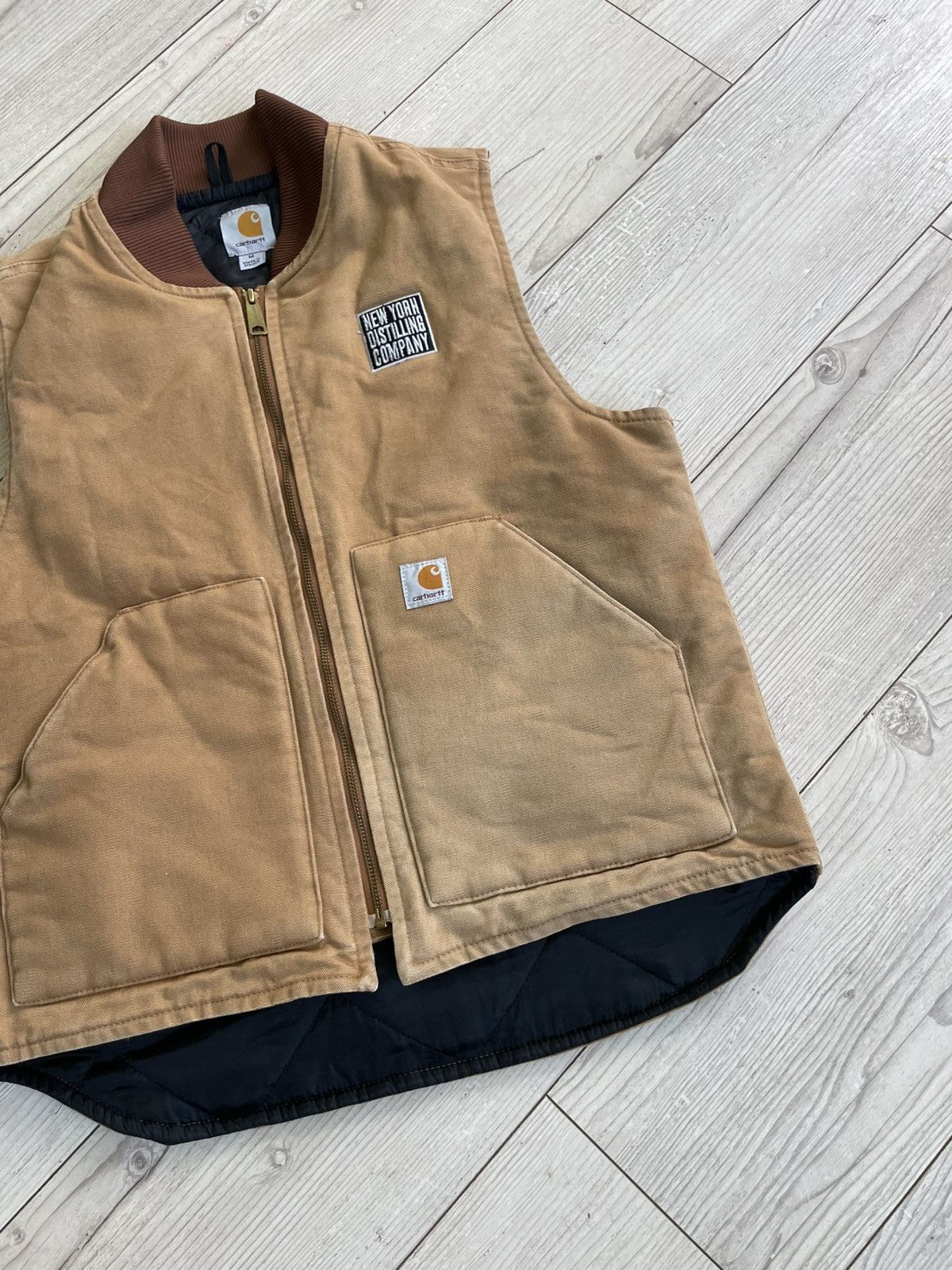 Carhartt × Vintage Vintage Carhartt Vest Jacket 90s Destroy Work USA Size US M / EU 48-50 / 2 - 3 Thumbnail