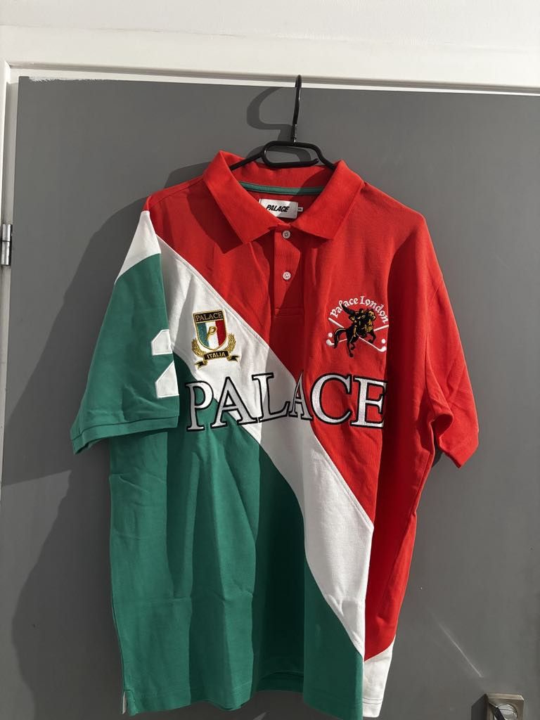 Palace Palace Geezer Polo Red/Green Size US XXL / EU 58 / 5 - 3 Thumbnail