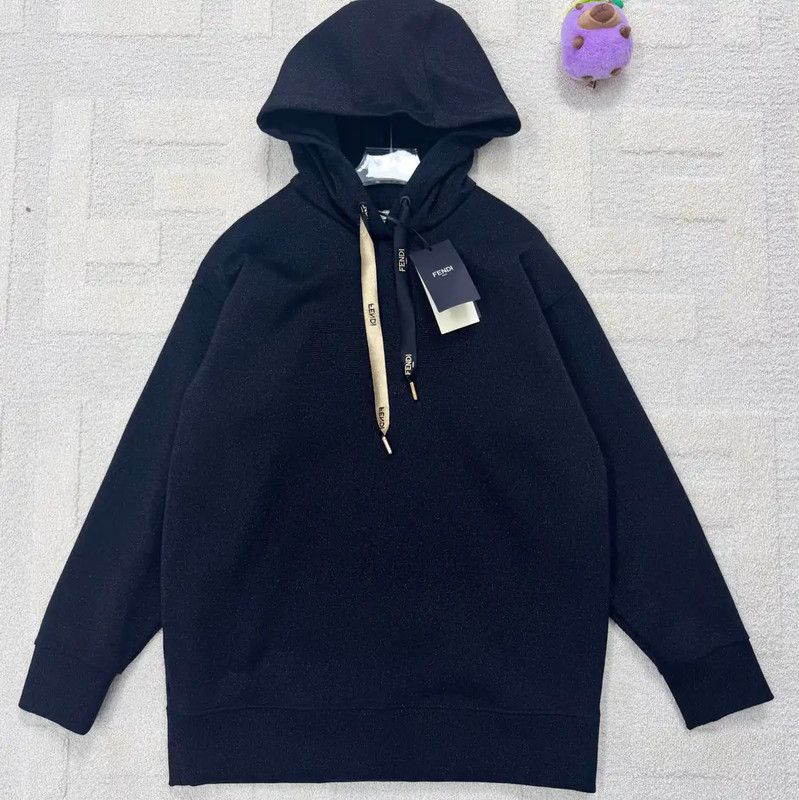 Fendi Fendi Black Women's Hoodie Sweatshirt 0089 Size S / US 4 / IT 40 - 1 Thumbnail