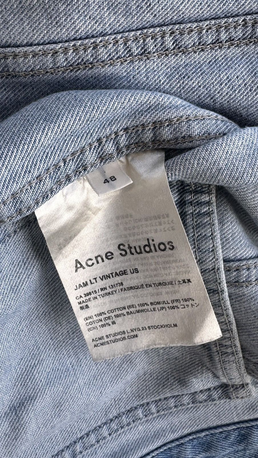 Acne Studios Acne Studios Denim Trucker Jacket Size US S / EU 44-46 / 1 - 5 Thumbnail
