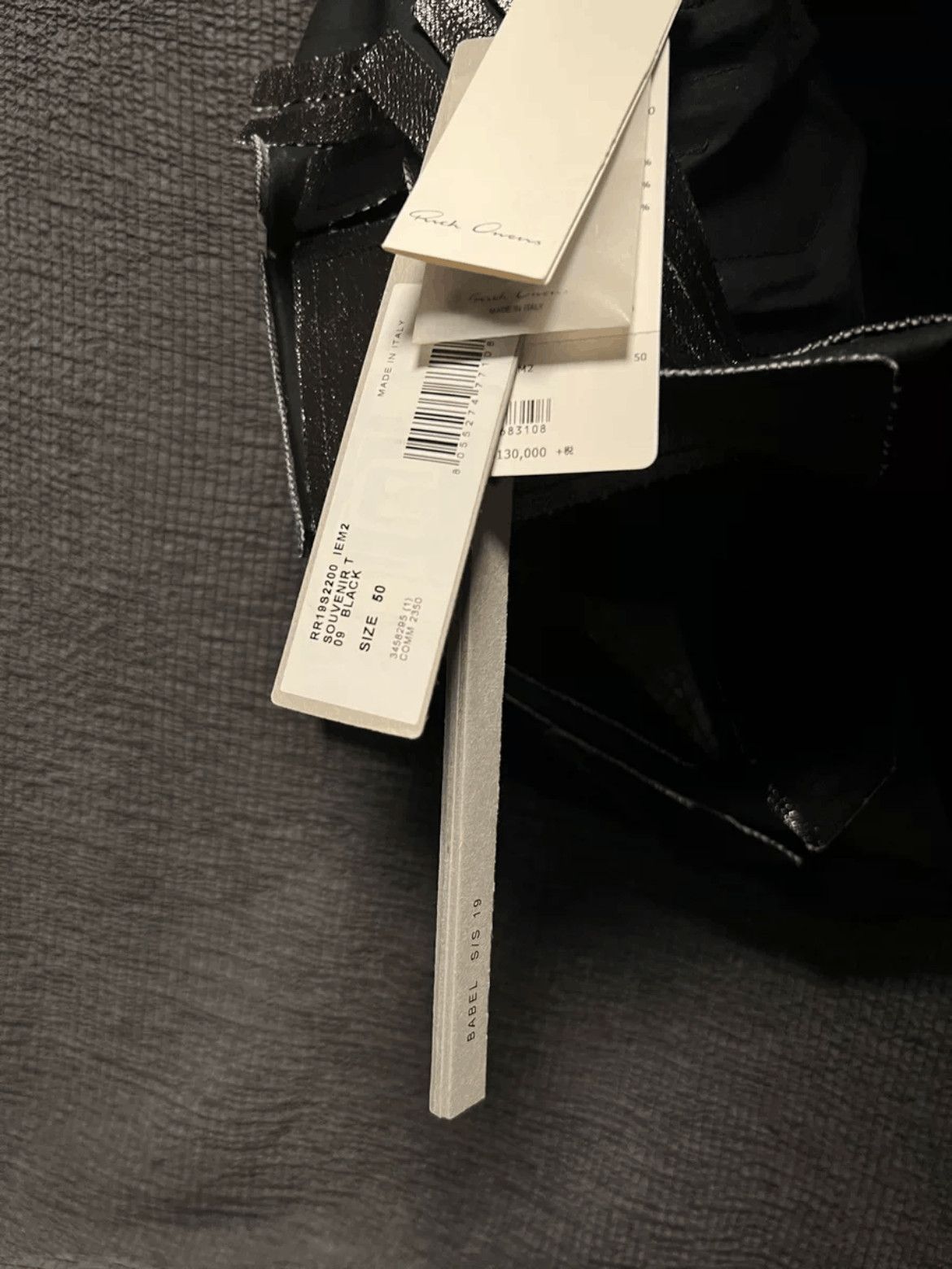 Rick Owens Sz Rick Owens 19SS Runway Patches Tee Size US M / EU 48-50 / 2 - 4 Thumbnail