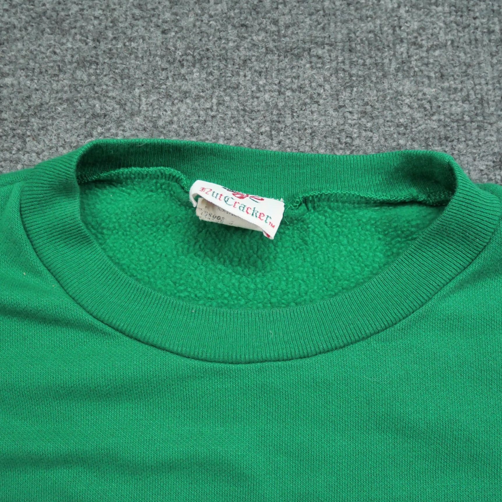 Vintage VINTAGE Polar Bear Sweatshirt Womens XL Green Pullover 90s Winter Casual Raglan Crew Neck Cotton Blend Size XL / US 12-14 / IT 48-50 - 5 Thumbnail