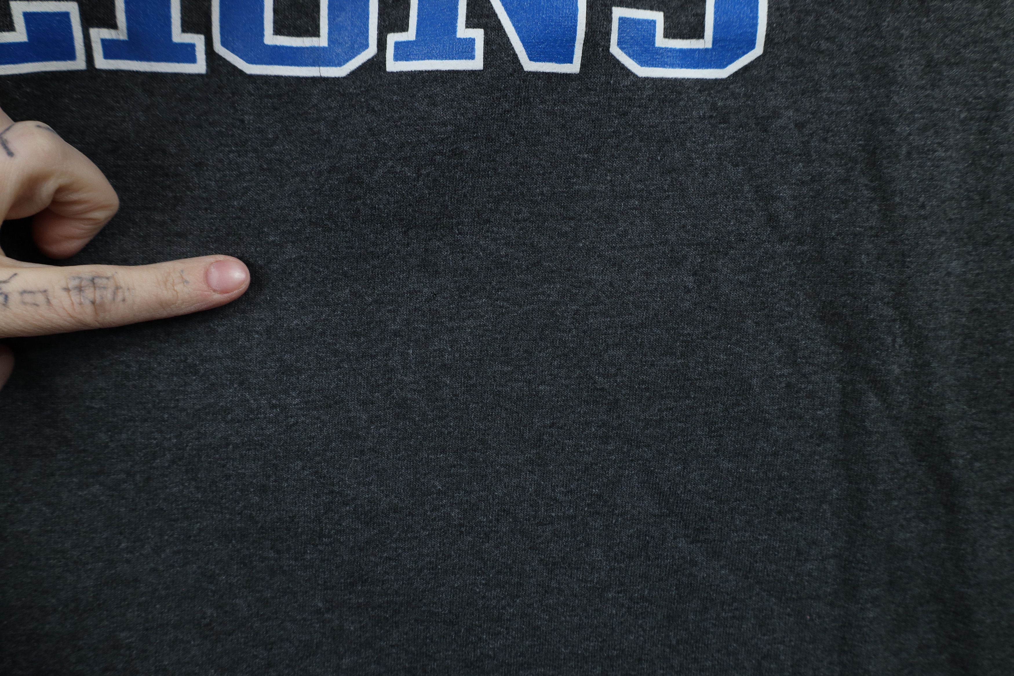 Vintage Vintage NFL Spell Out Detroit Lions Football T-Shirt Gray Size US XXL / EU 58 / 5 - 5 Thumbnail