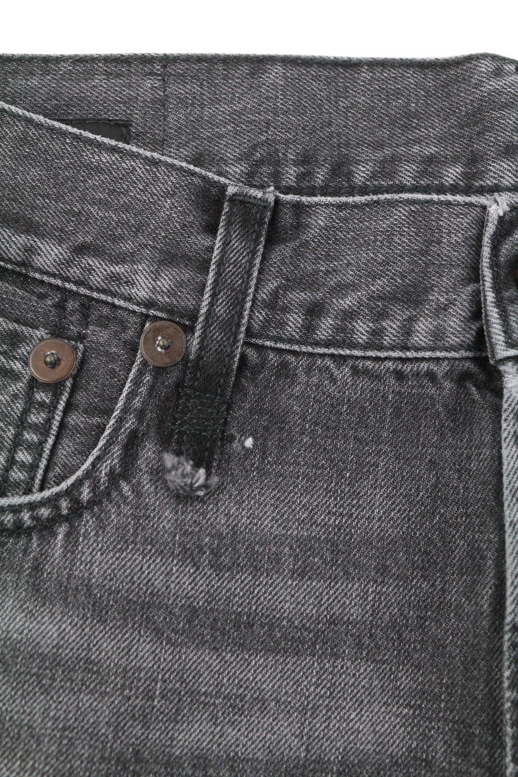 R13 BOYFRIEND 28 Wilson Black Whiskers Faded Zip PS25 86682 Size 28" / US 6 / IT 42 - 11 Thumbnail