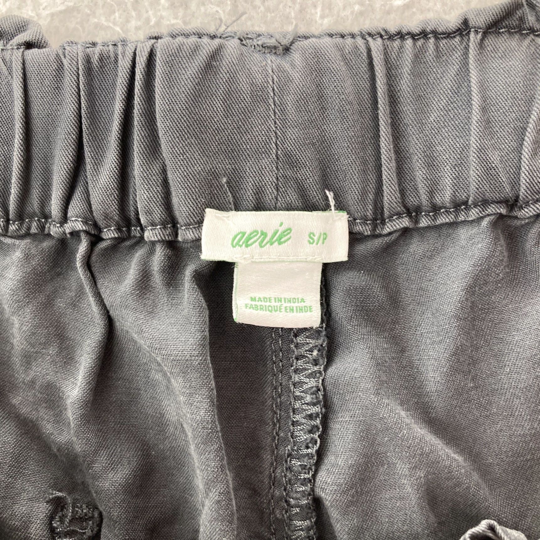 Vintage Aerie Women's Shorts Small Green Drawstring Athletic Casual Size 28" / US 6 / IT 42 - 6 Thumbnail
