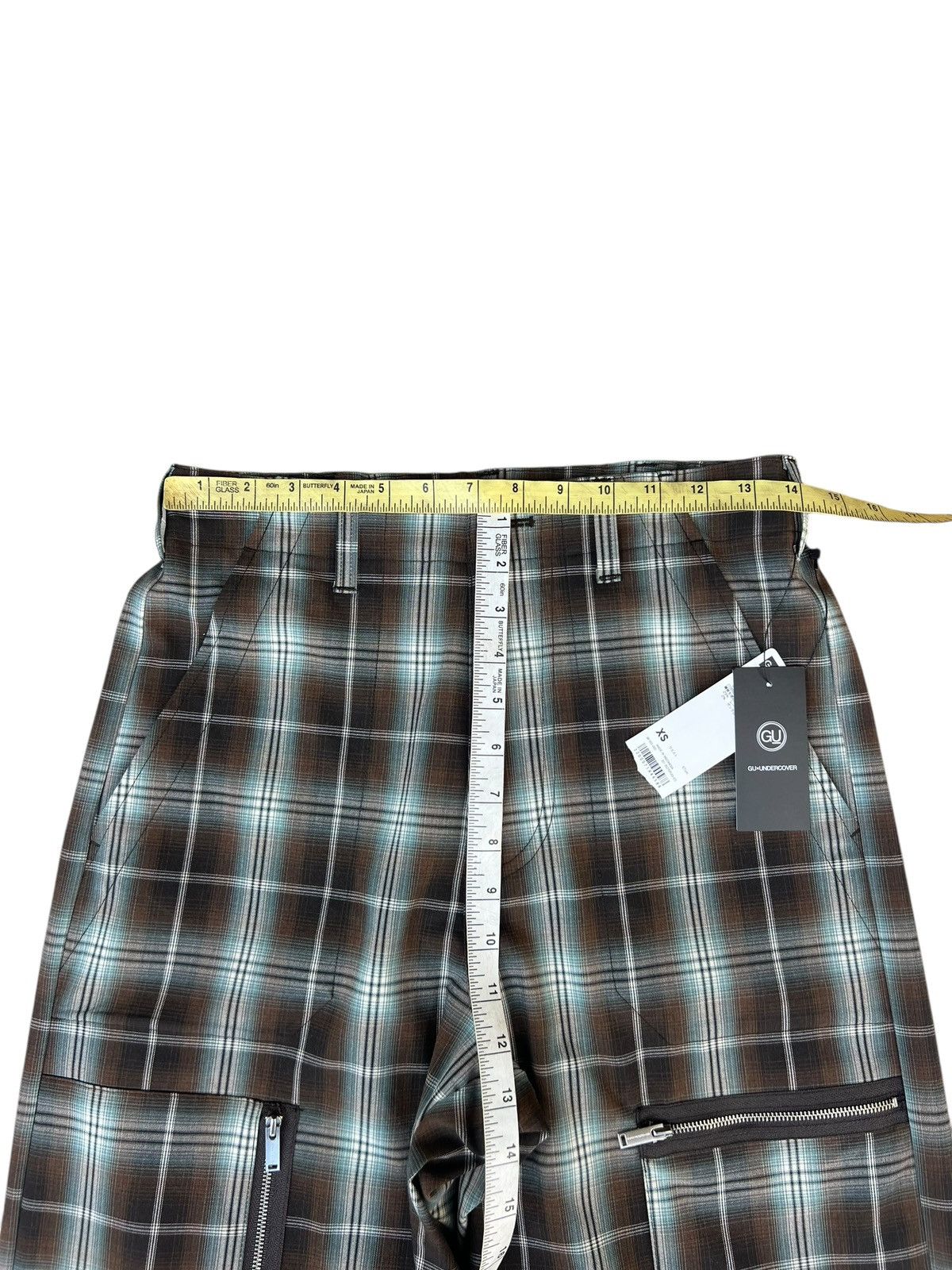 Undercover Undercover X Gu Shadows Plaid Parachute Baggy Trouser Pant Size US 29 - 4 Thumbnail
