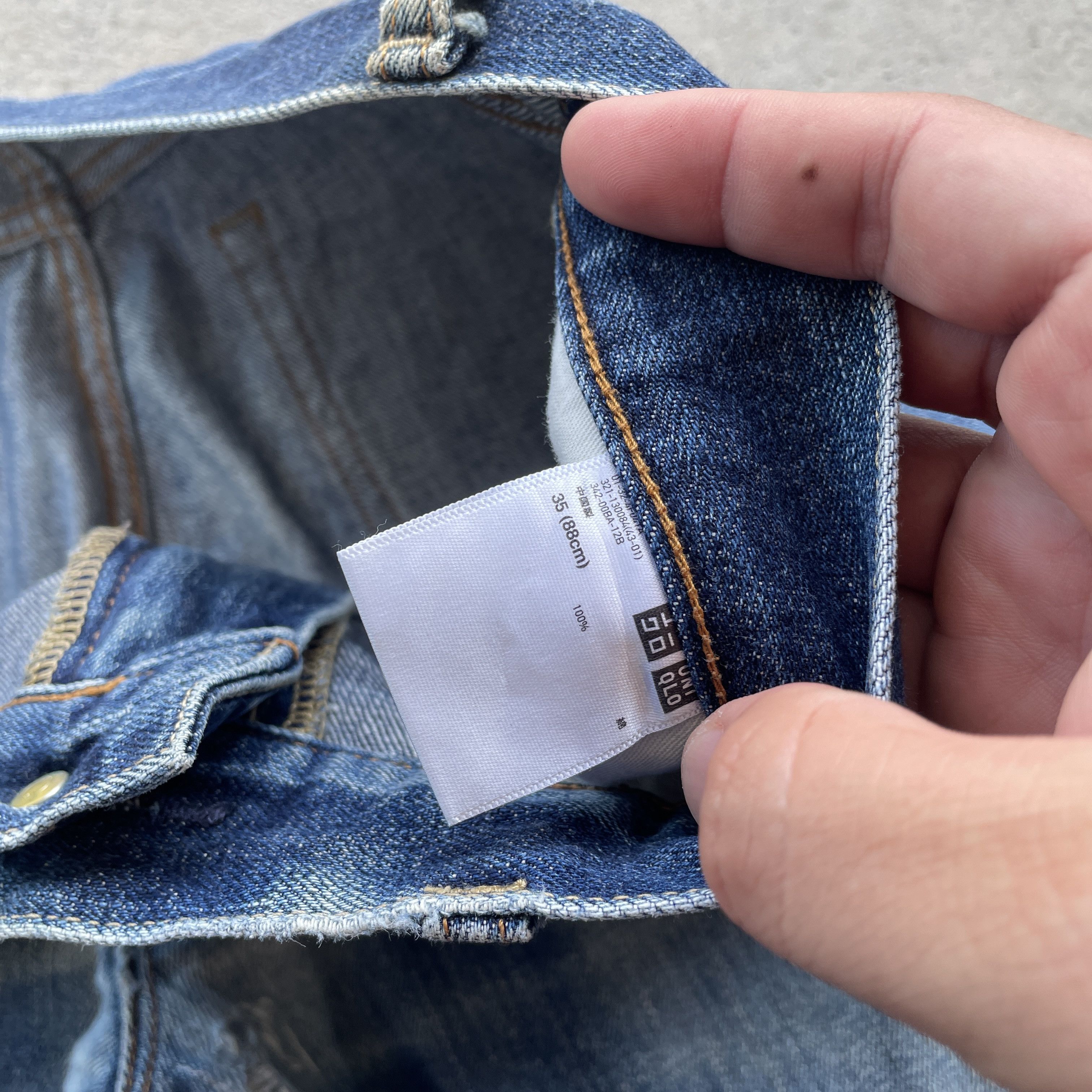 Japanese Brand Vintage Japanese Brand Faded Jeans Denim Pants W35 Size US 35 - 8 Thumbnail