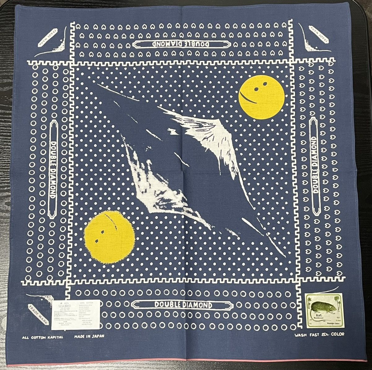 Kapital Kountry Kapital Mt. Fuji Smiley Bandana Size ONE SIZE - 1 Thumbnail