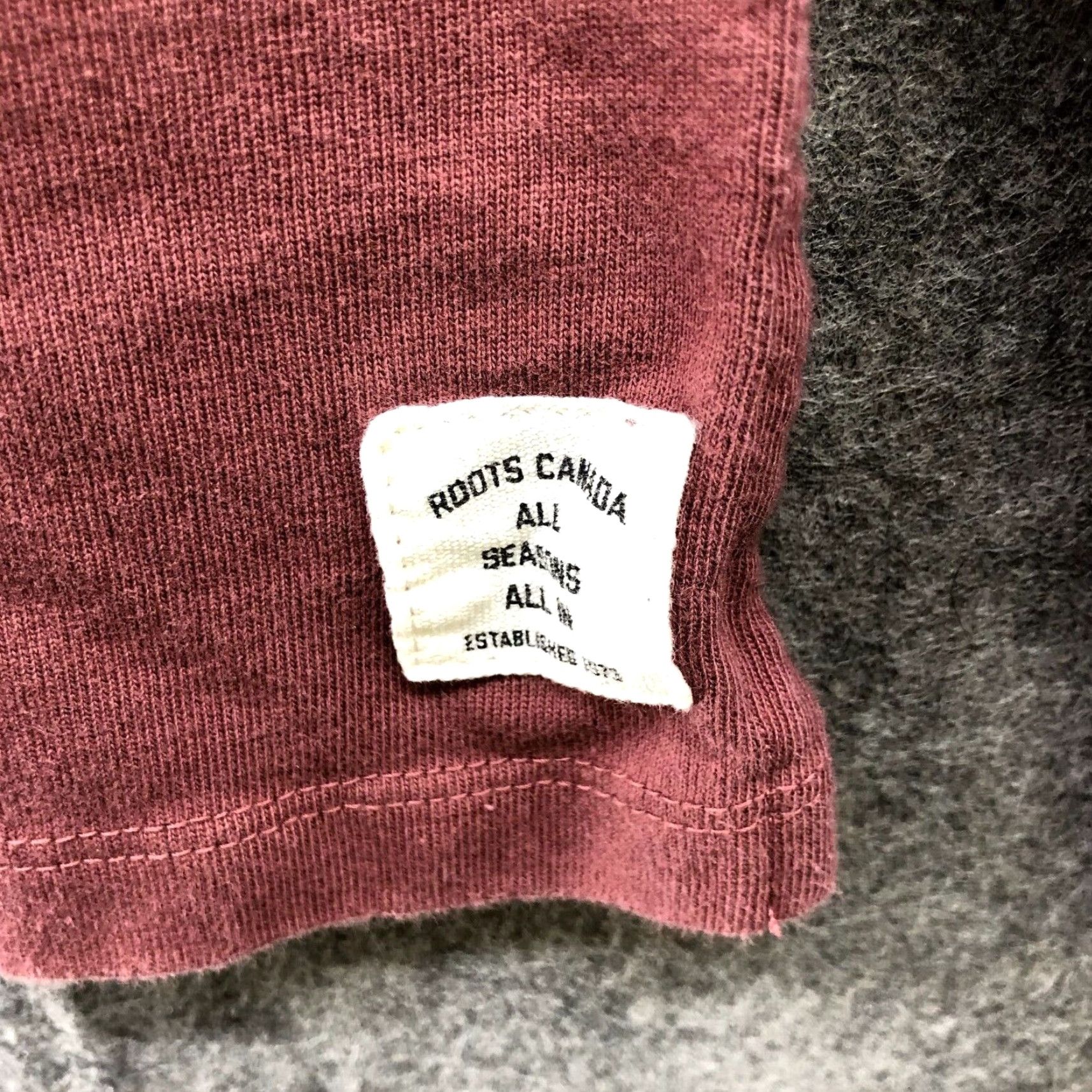 Roots VINTAGE Roots Canada Long Sleeve T-Shirt Womens XS Pink Crewneck Cotton Casual Size XS / US 0-2 / IT 36-38 - 5 Thumbnail