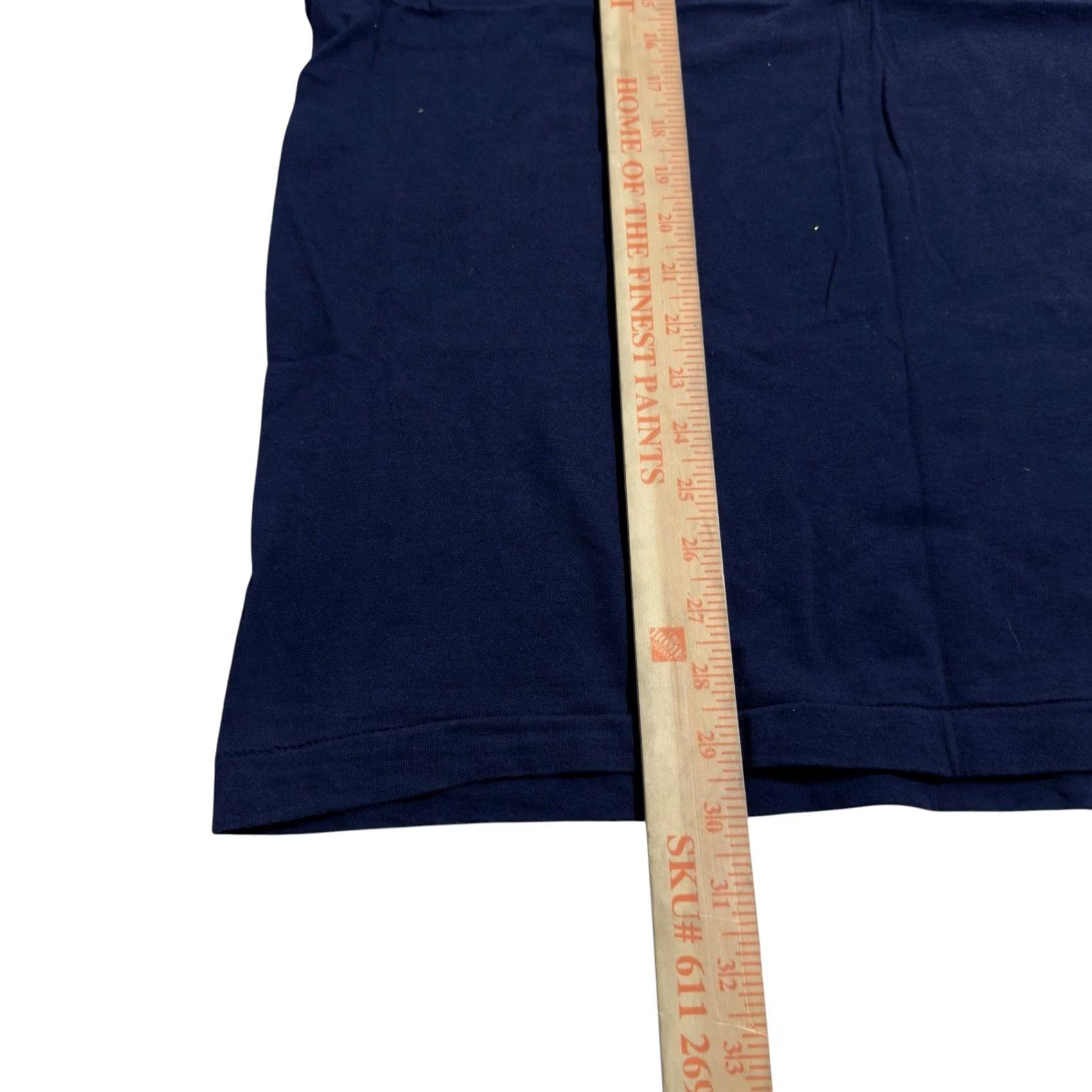 Hanes VINTAGE Hanes Pocket T-Shirt Navy XL Men Selvedge 70s 80s Single Stitch Crew NY USA 60s 70s 60s 70s Size US XL / EU 56 / 4 - 3 Thumbnail