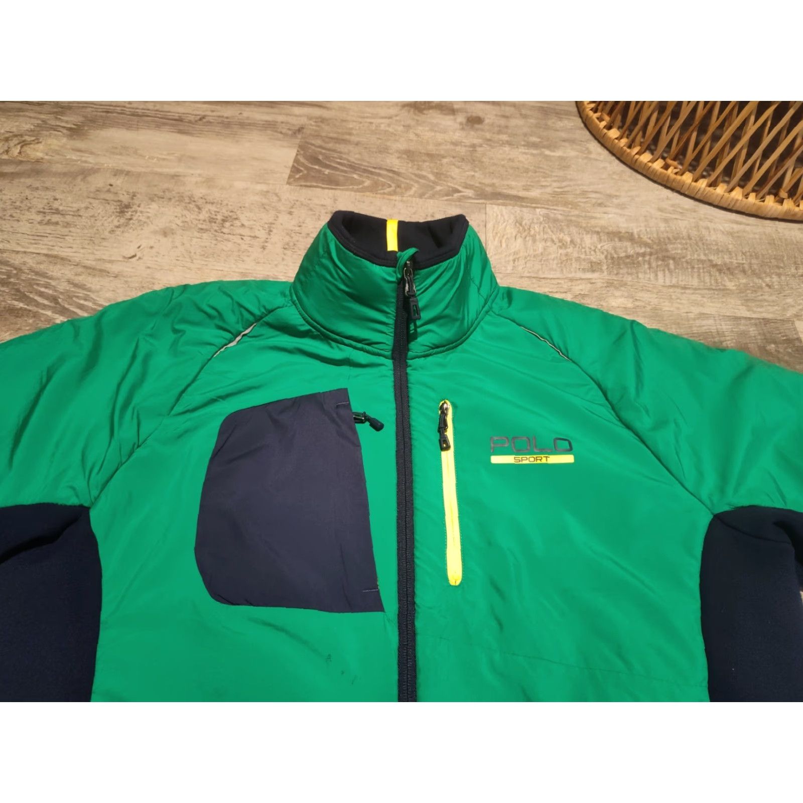 Polo Ralph Lauren Polo Ralph Lauren Performance Green Hybrid Tech Full Zip Jacket Mens L Polo Sport Ralph Lauren Size US L / EU 52-54 / 3 - 4 Thumbnail