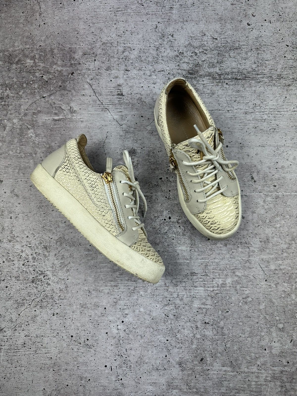 Giuseppe Zanotti Women's Giuseppe Zanotti Leather Sneakers Size US 7.5 / IT 37.5 - 1 Thumbnail