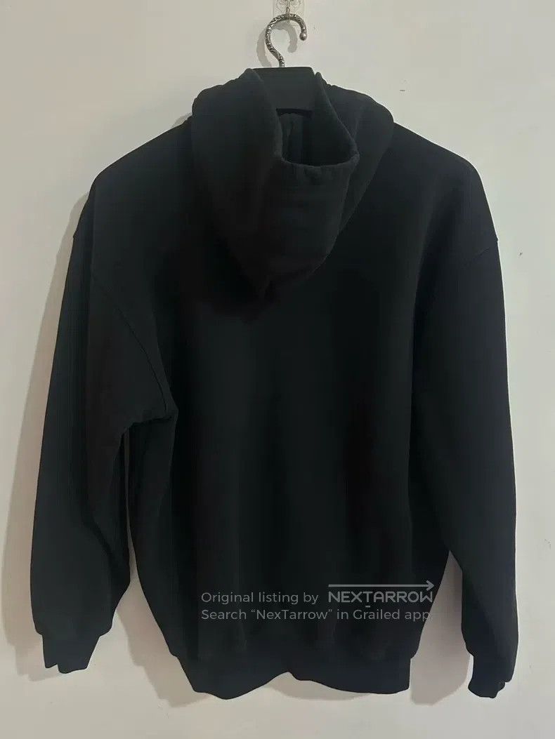 Balenciaga Balenciaga Black Hooded Sweatshirt XXS Size US XXS / EU 40 - 2 Thumbnail