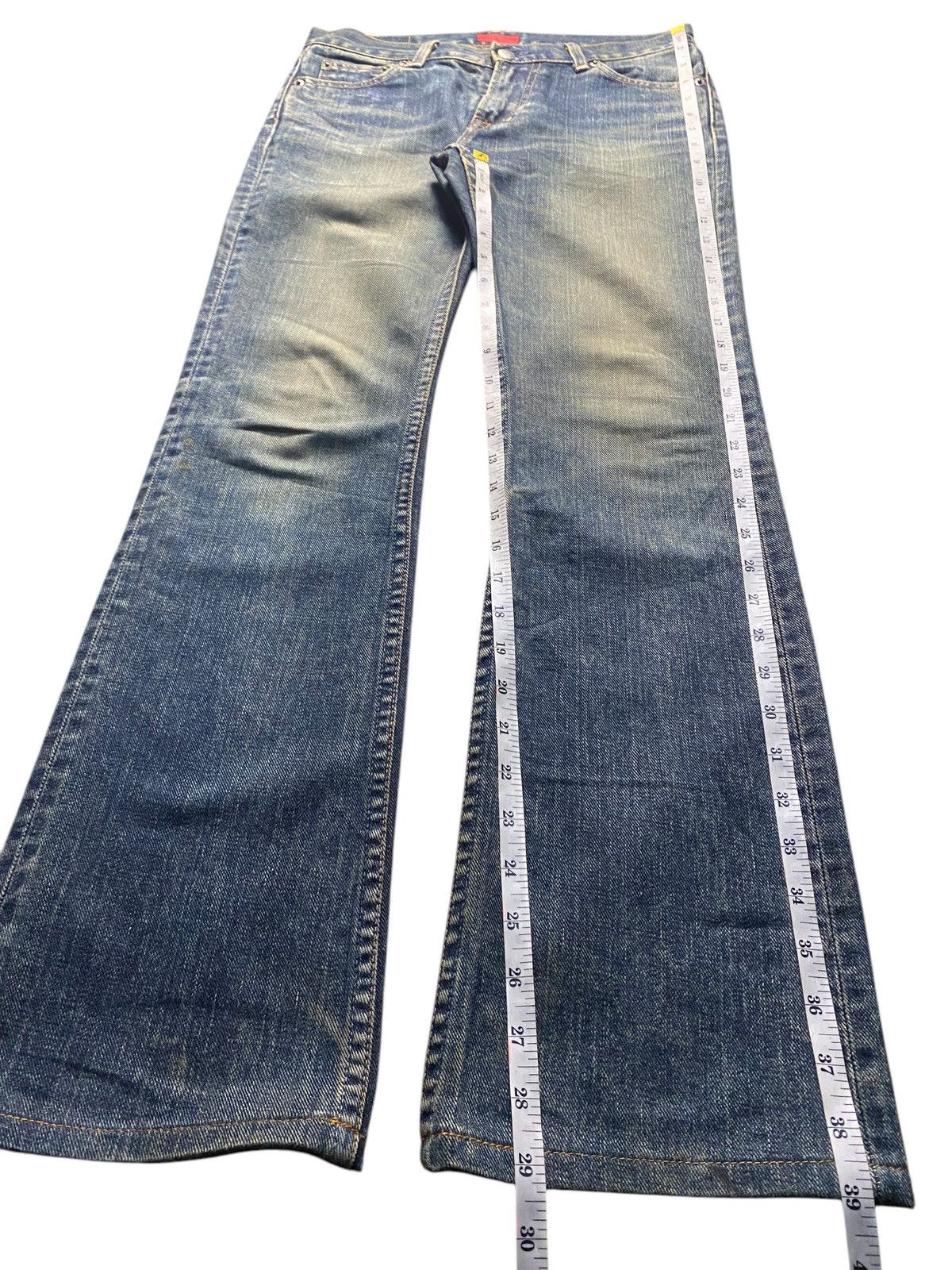 Japanese Brand Japanese Brand D’un Da dix Mud Wash Bootcut Style Jeans Size US 30 / EU 46 - 15 Thumbnail