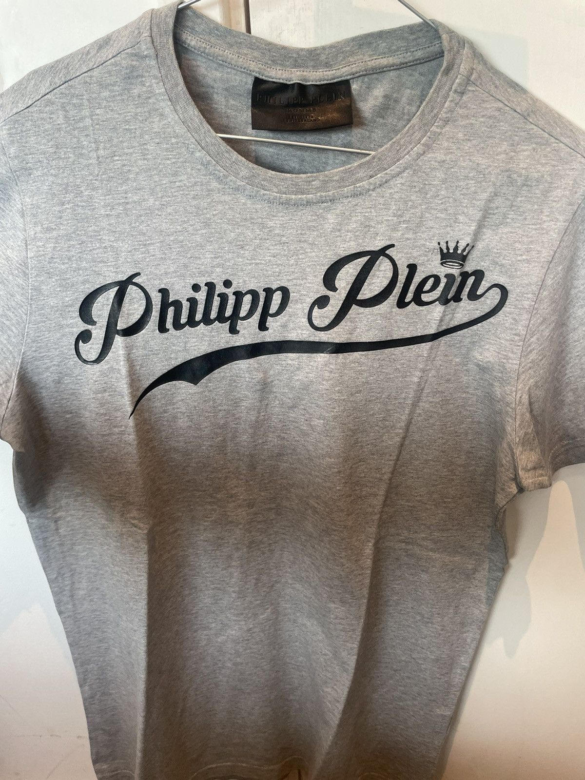 Philipp Plein F***ing Perfect Grey Logo Tee