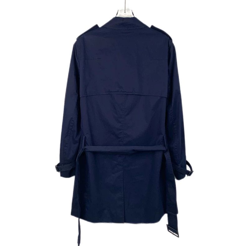 Dior Dior Dark blue cotton lapel double-breasted windbreaker jac Size US S / EU 44-46 / 1 - 2 Thumbnail
