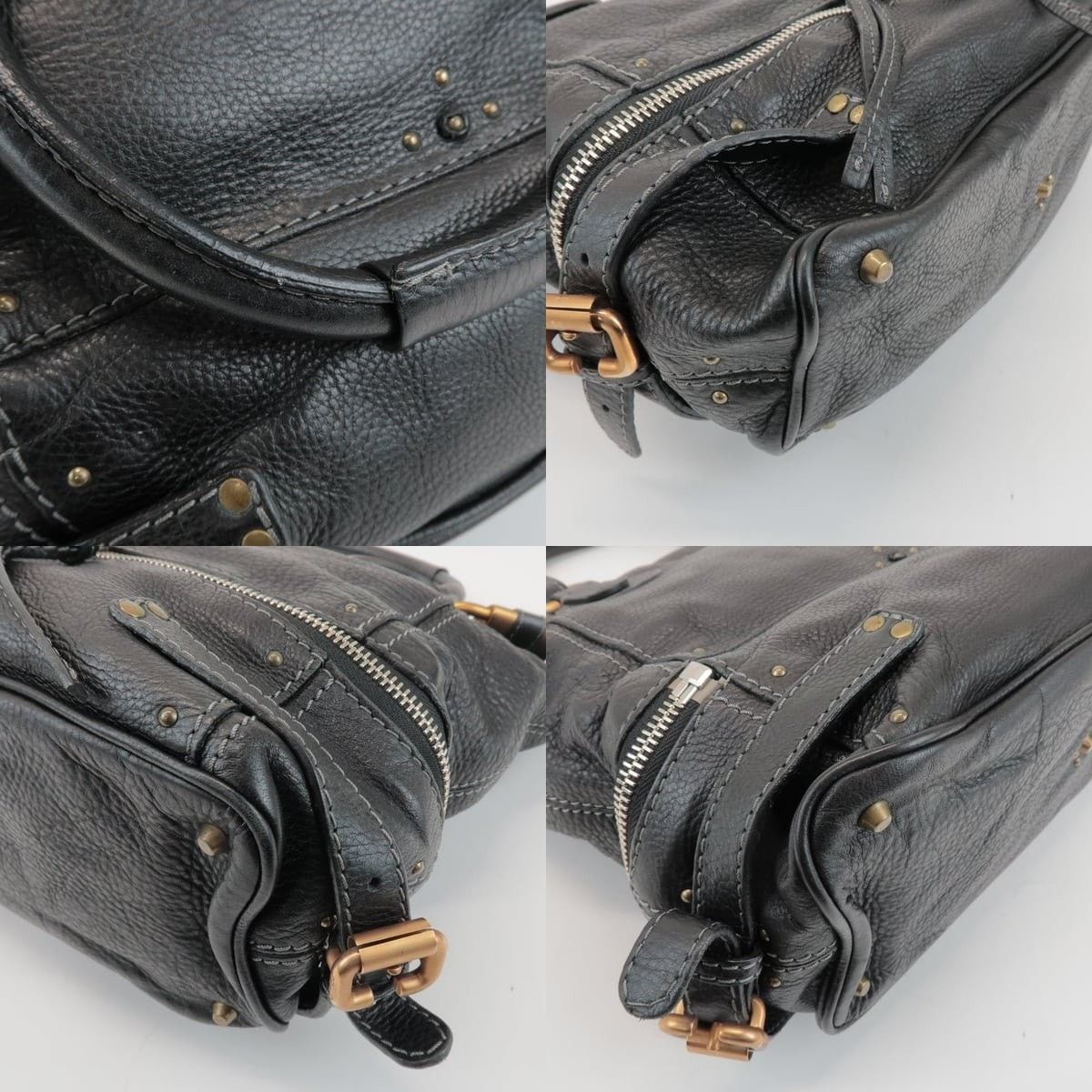 Chloe Chloe Paddington Calfskin Satchel Black Size ONE SIZE - 5 Thumbnail