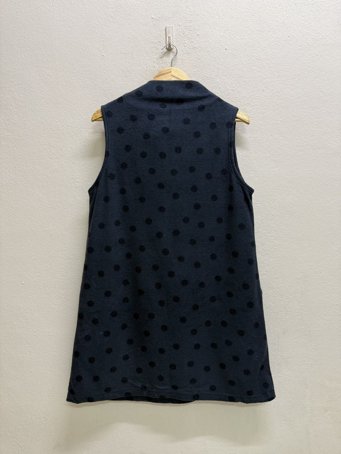 Yohji Yamamoto Y’s for living polkadot turtle neck fleece tunic dress Size M / US 6-8 / IT 42-44 - 20 Thumbnail