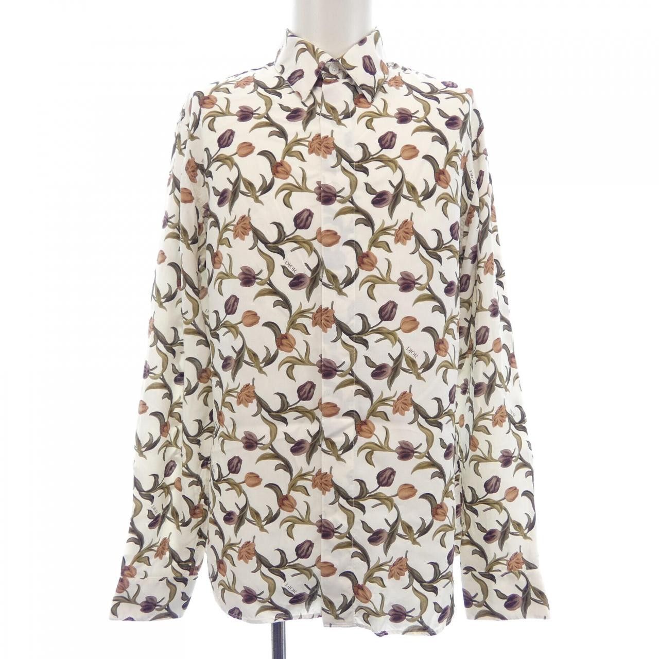 Dior Dior Dior Shirt Textile Dress Shirt 013C502A5134 DUTY FREE for USA Size ONE SIZE - 1 Thumbnail