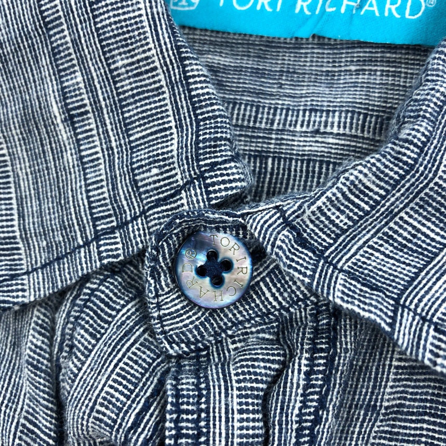 Tori Richard VINTAGE Tori Richard Linen Shirt Mens M Short Sleeve Button Up Coastal Size US M / EU 48-50 / 2 - 5 Thumbnail