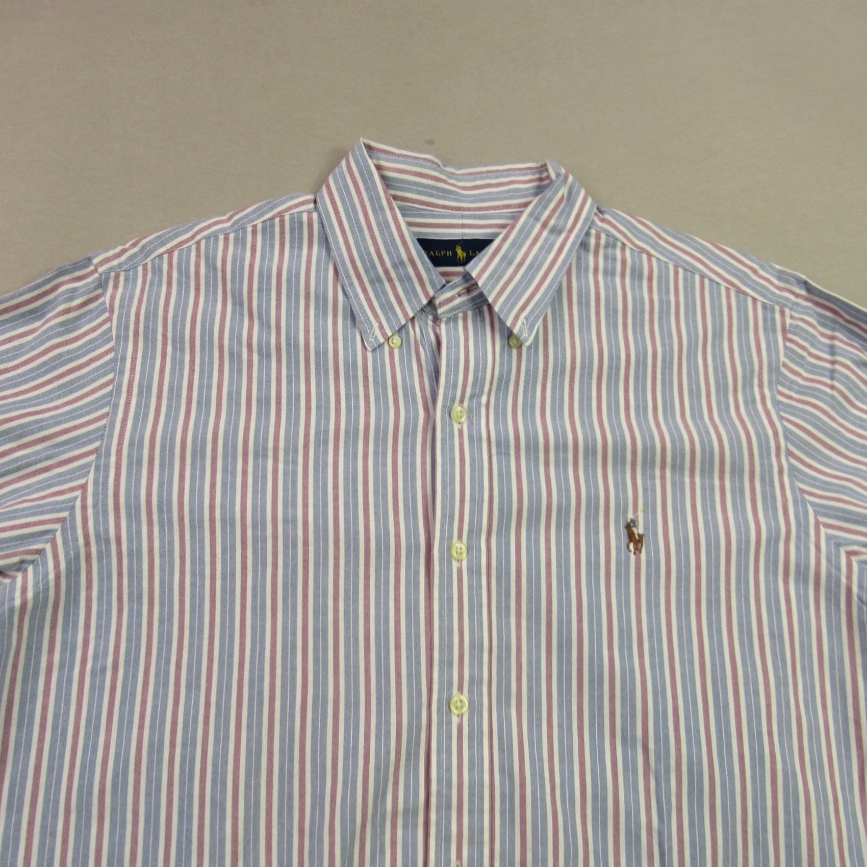 Polo Ralph Lauren Polo Ralph Lauren Shirt Mens Large Long Sleeve Button Front Casual Stripes Size US L / EU 52-54 / 3 - 3 Thumbnail