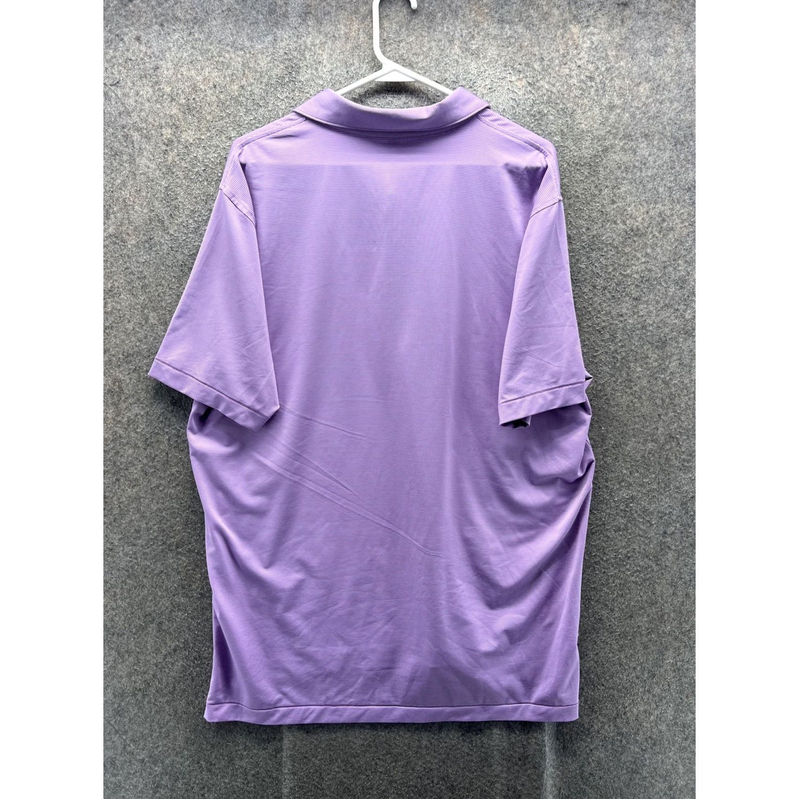 Peter Millar Peter Millar Summer Comfort Polo Shirt Mens Large Purple Stripe Golf Performance Shirt Size US L / EU 52-54 / 3 - 6 Thumbnail