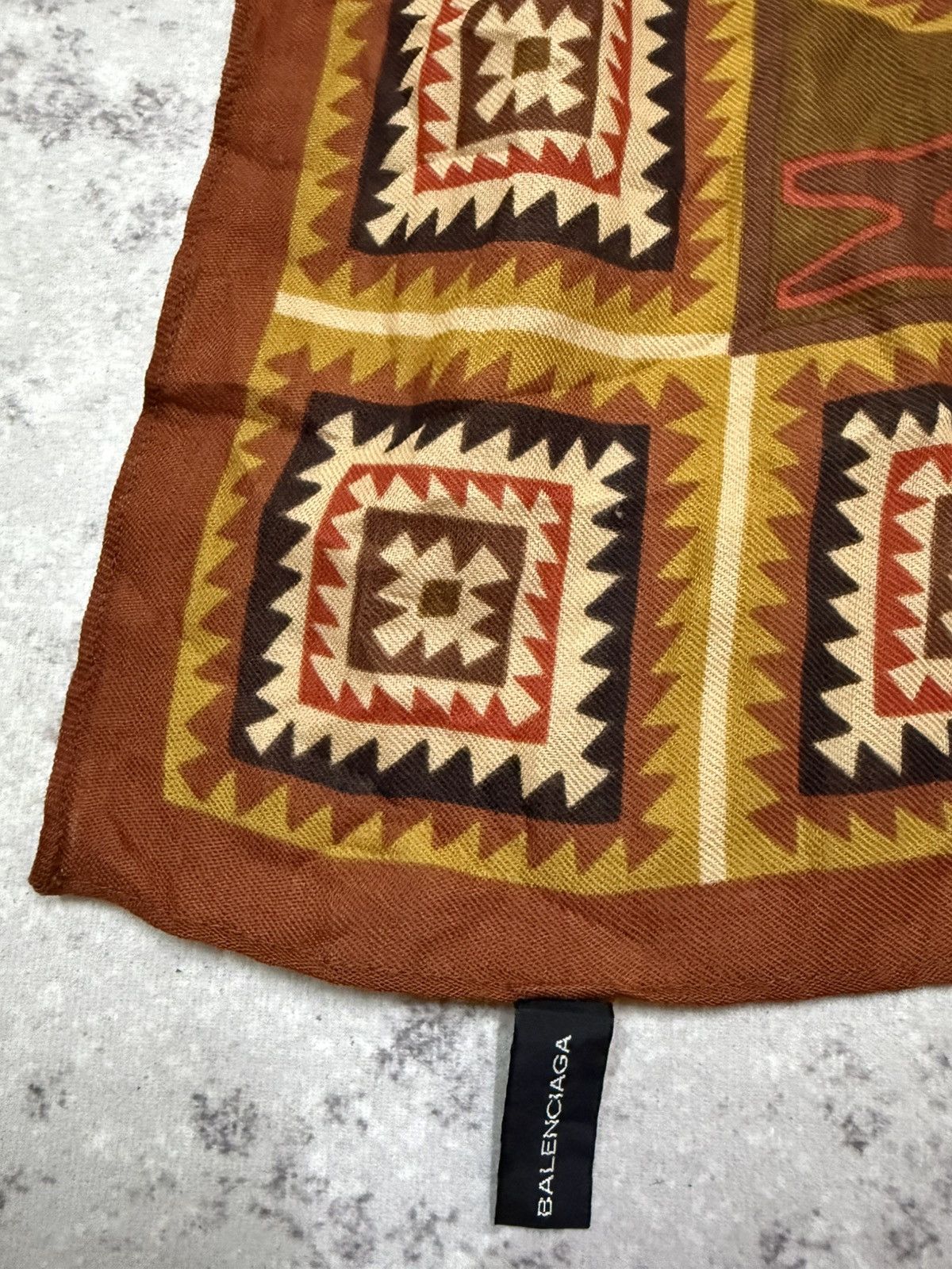 Balenciaga Vintage 90s Balenciaga American Indian Germantown Rug Wool Size ONE SIZE - 13 Thumbnail