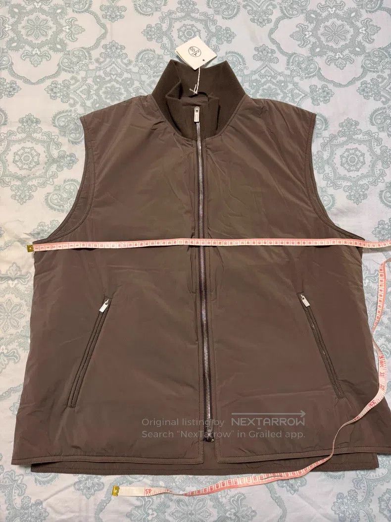 Hermes Hermes Vest with Side Slits and Silver Studs on Both Sides Size US XL / EU 56 / 4 - 4 Thumbnail