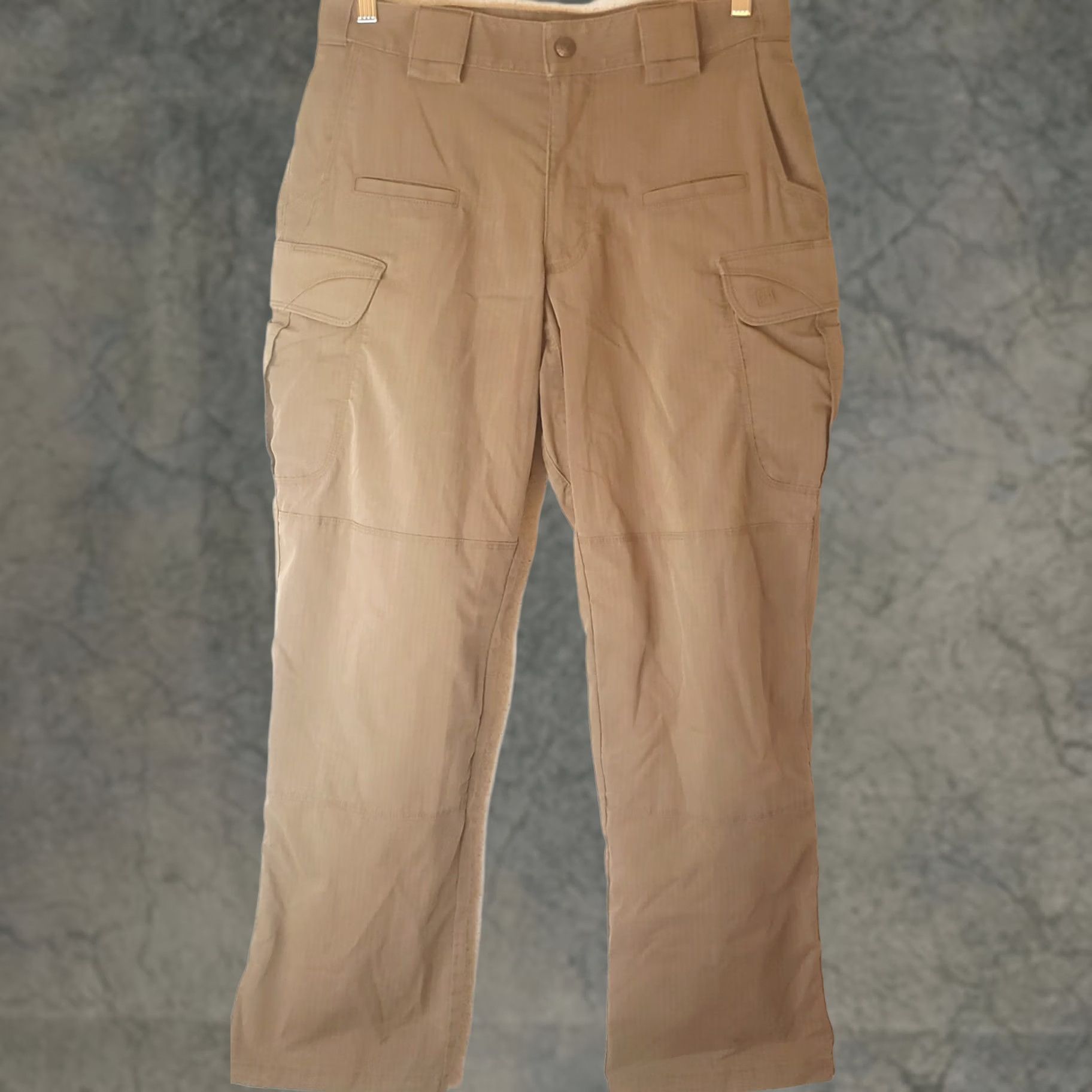 Vintage 5.11 Tactical Brush Guard Canvas Field Pants Men 30x29 Brown Tan Casual Workwear Belt Loops Pockets Logo Size US 30 / EU 46 - 1 Thumbnail