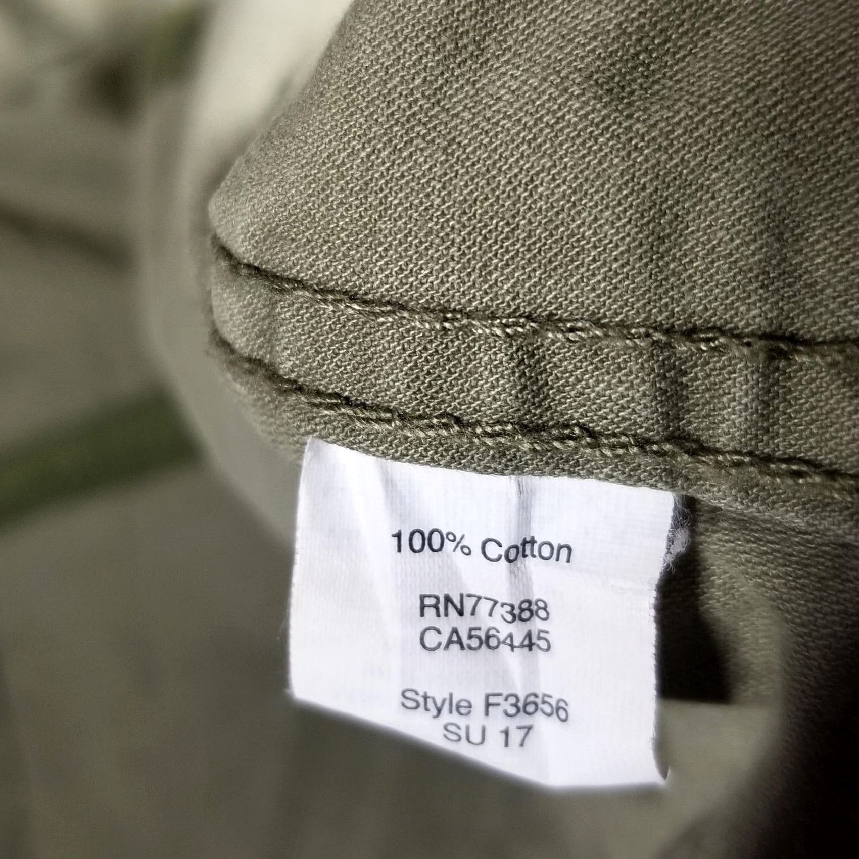 Madewell Madewell Jacket Womens Small Green Military Field Utility Cotton Twill F3656 Size S / US 4 / IT 40 - 5 Thumbnail