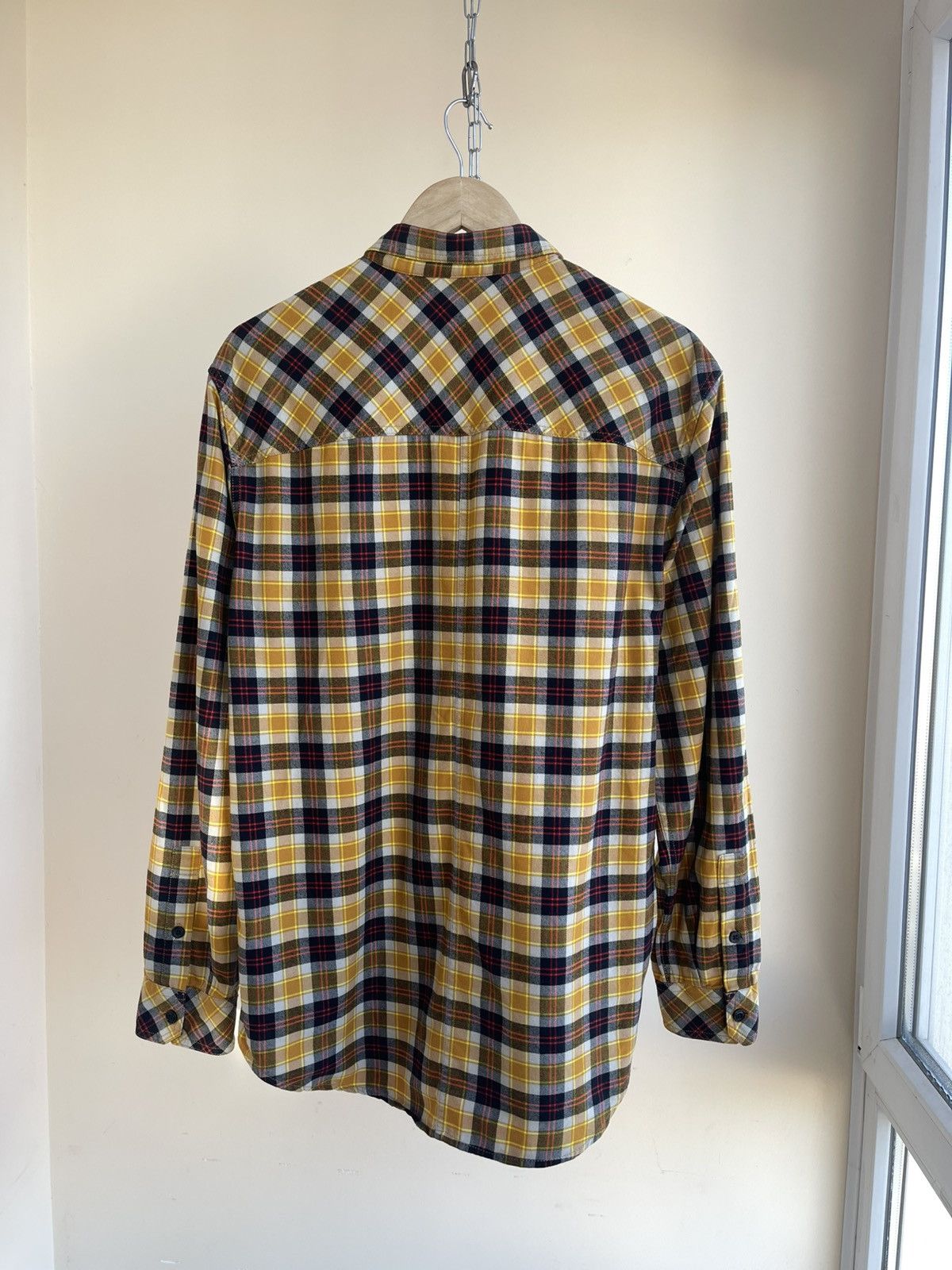 Diesel Diesel S-Tolstoj Western Oversized Yarn Dyed Check L/S Shirt Size US M / EU 48-50 / 2 - 2 Thumbnail