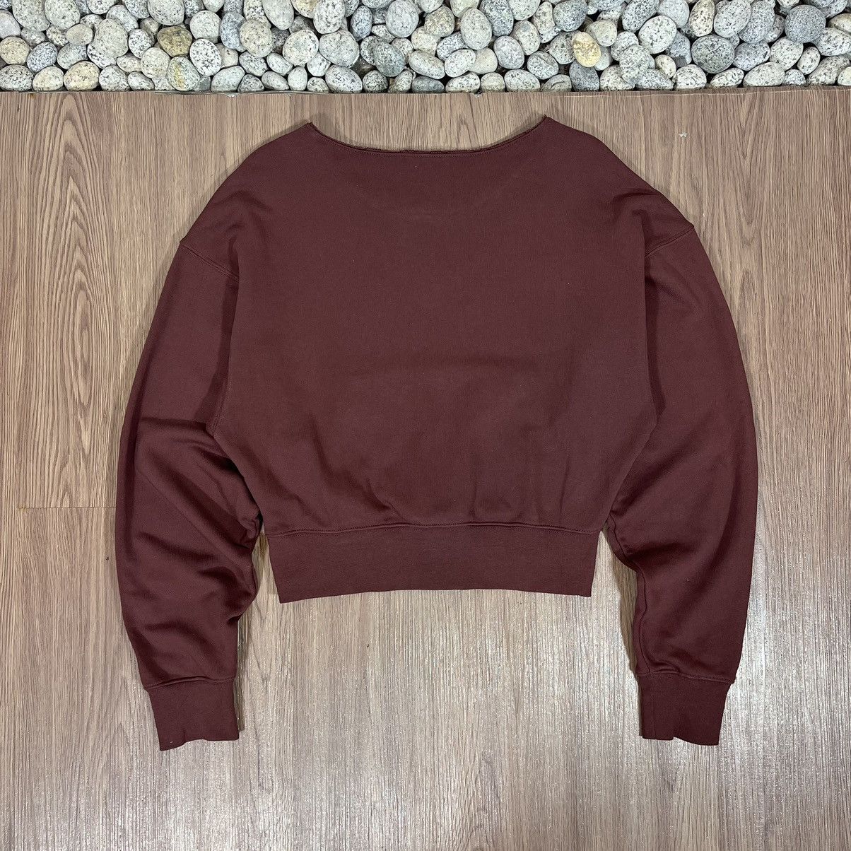 Marithe + Francois Girbaud Marithe Francois Girbaud Neckless Cropped Sweatshirt Size US S / EU 44-46 / 1 - 2 Thumbnail