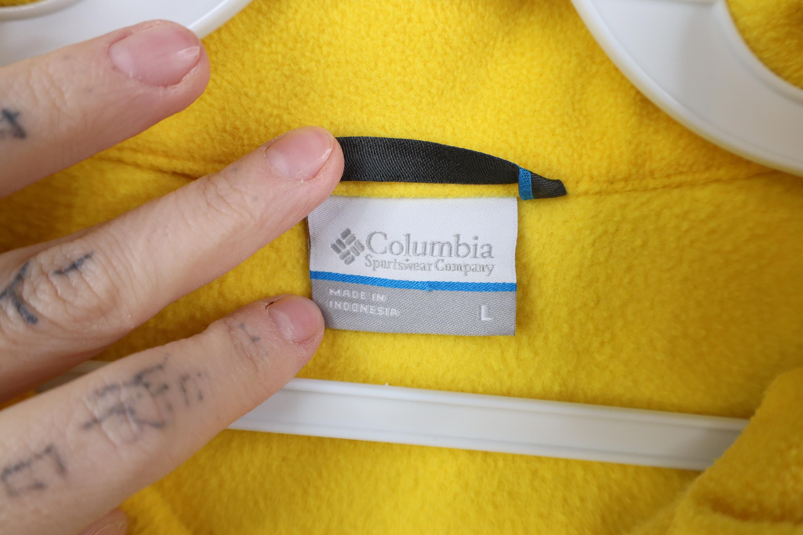 Columbia Columbia Block M University of Michigan Fleece Jacket Maize Size US L / EU 52-54 / 3 - 9 Thumbnail