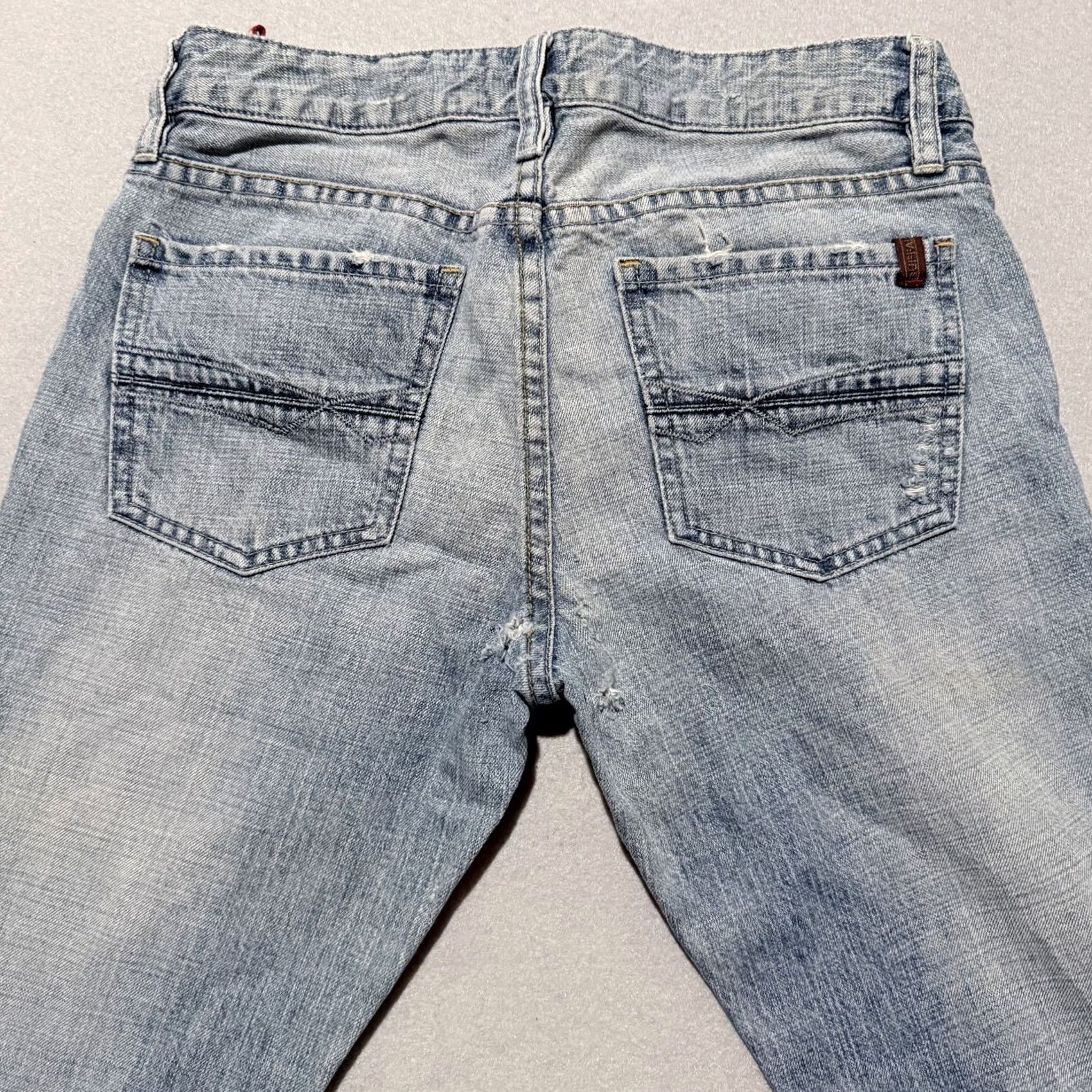 Buffalo David Bitton Buffalo Bootcut Jeans Women's Blue Denim Distressed Slit Ankle 26 Jeans Size 26" / US 2 / IT 38 - 7 Thumbnail