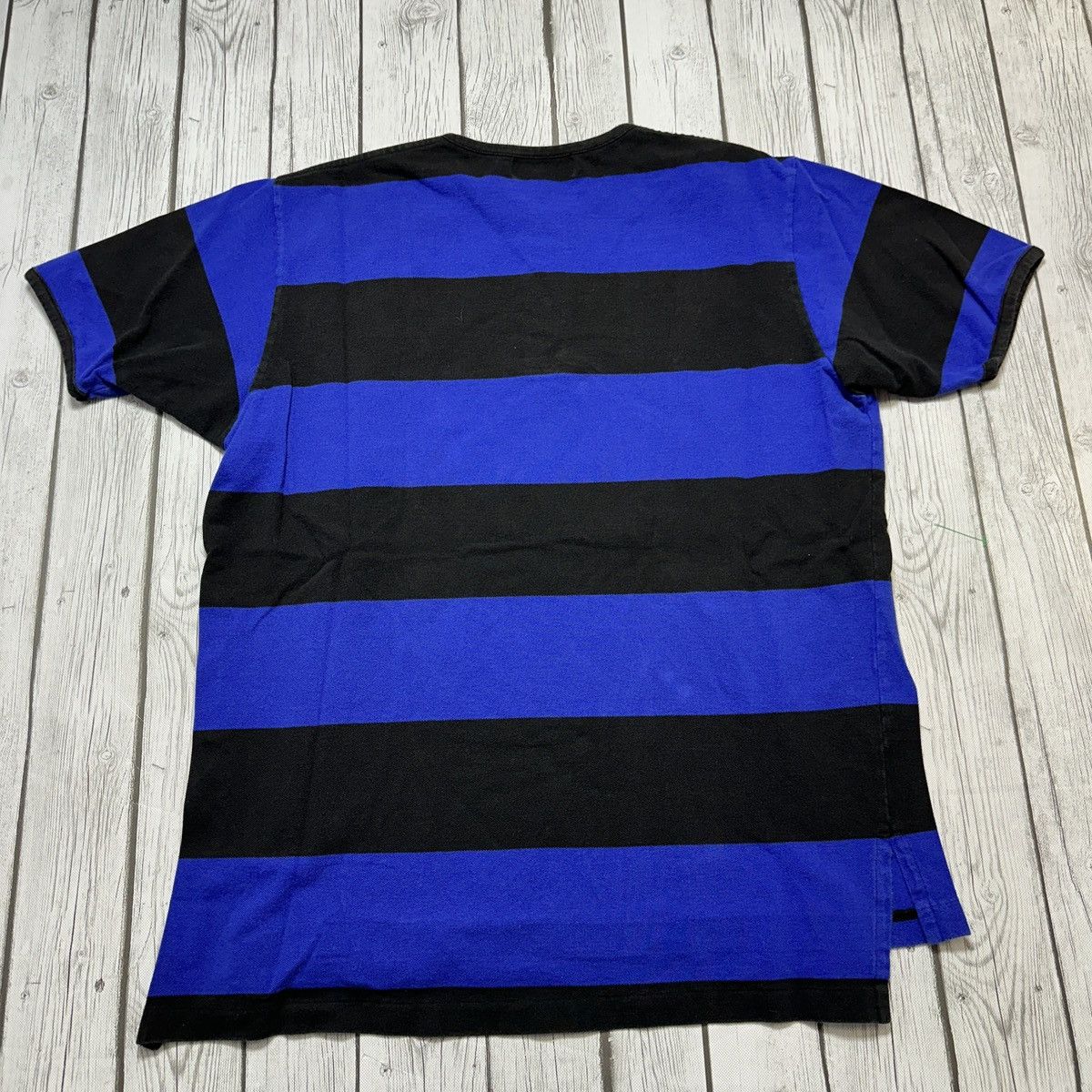 Polo Ralph Lauren × Vintage Vintage Polo striped henley tee Size US L / EU 52-54 / 3 - 2 Thumbnail