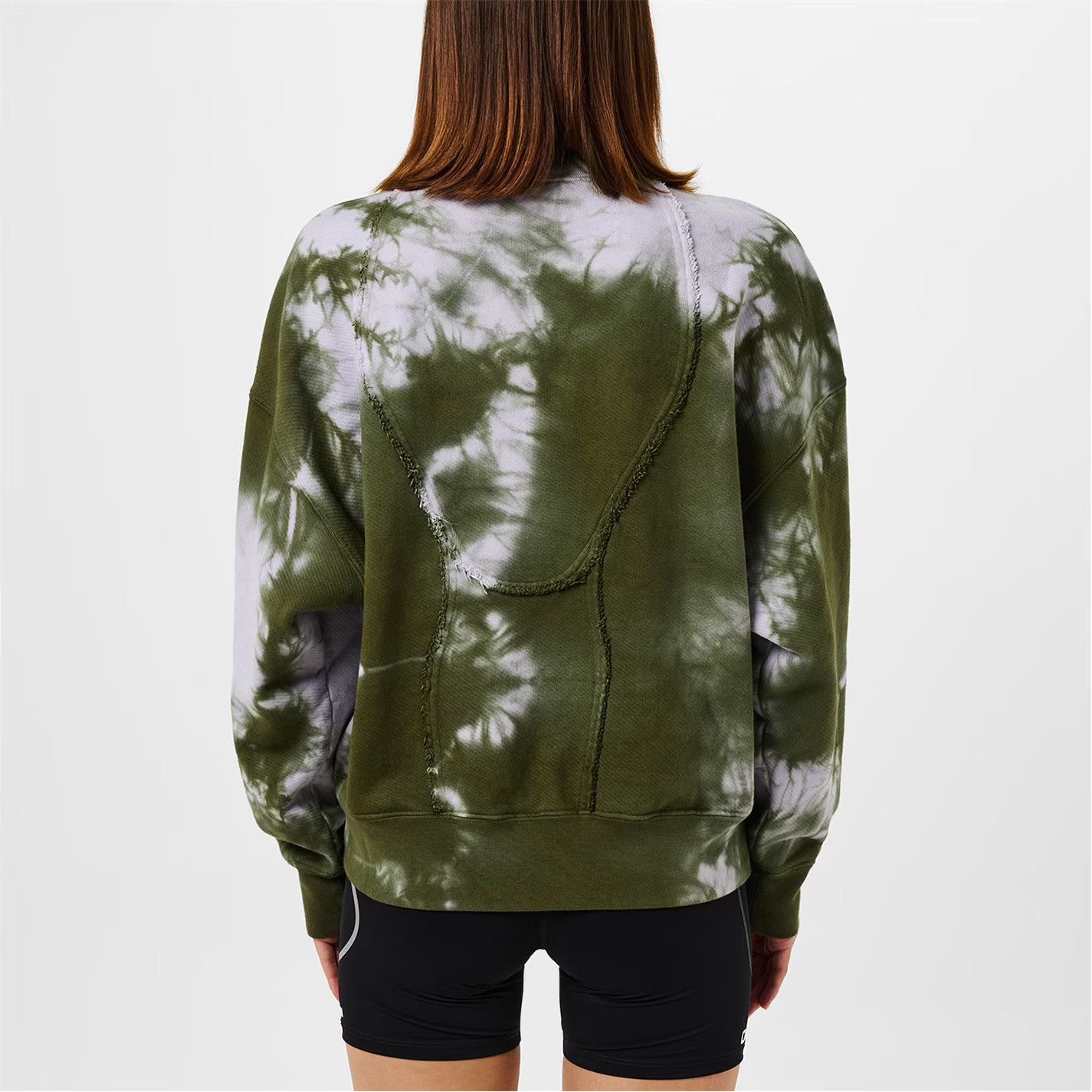 Off-White o1g2r1mq1224 Sweatshirt in Green & White Size XS / US 0-2 / IT 36-38 - 5 Thumbnail