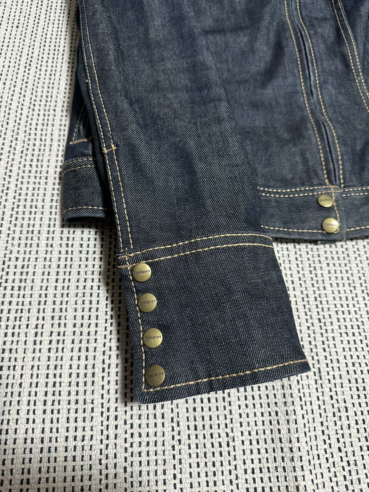 Hysteric Glamour × If Six Was Nine × Vintage Hysteric Denim Biker Jacket Size US S / EU 44-46 / 1 - 5 Thumbnail