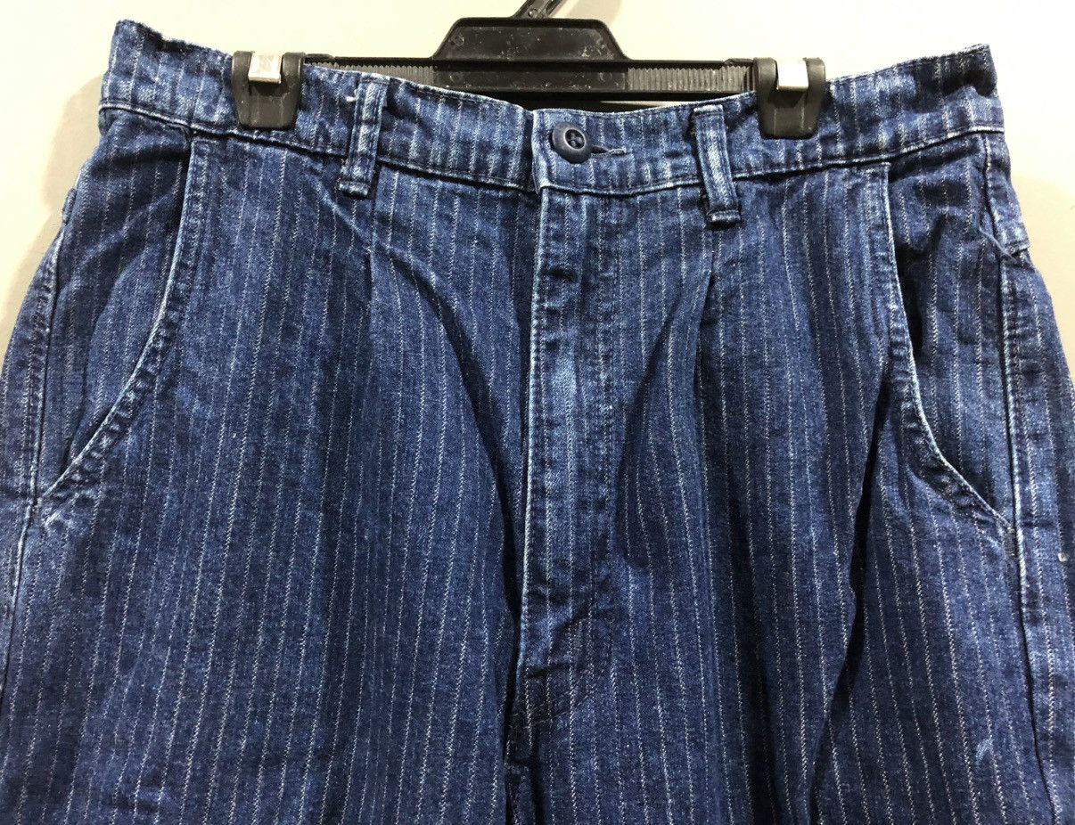 Big John Big John Denim Stripe Pants Size US 31 - 8 Thumbnail