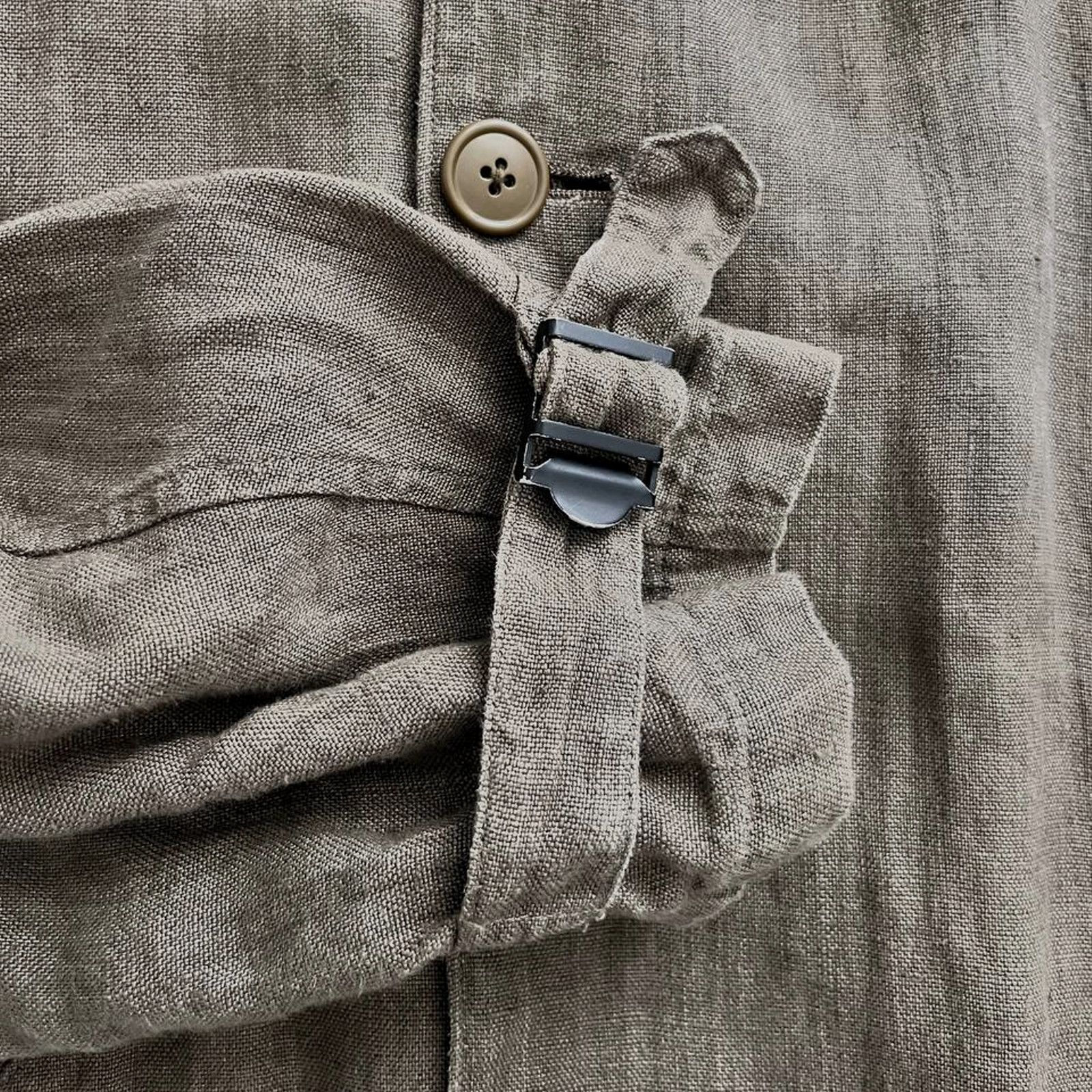 Y's × Yohji Yamamoto ⚡RARE⚡ Yohji Yamamoto Y’s for Men 80s linen coat Size US XL / EU 56 / 4 - 6 Thumbnail