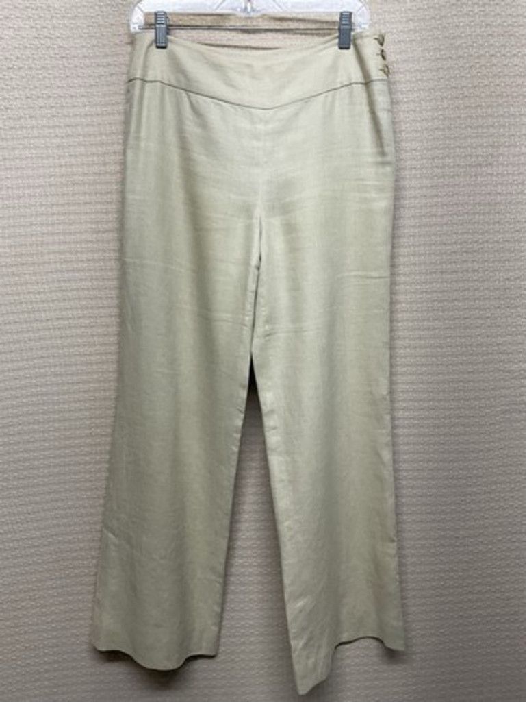 Ralph Lauren Lauren Ralph Lauren Linen High Rise Straight Pants Women 4 P Size 27" / US 4 / IT 40 - 1 Thumbnail